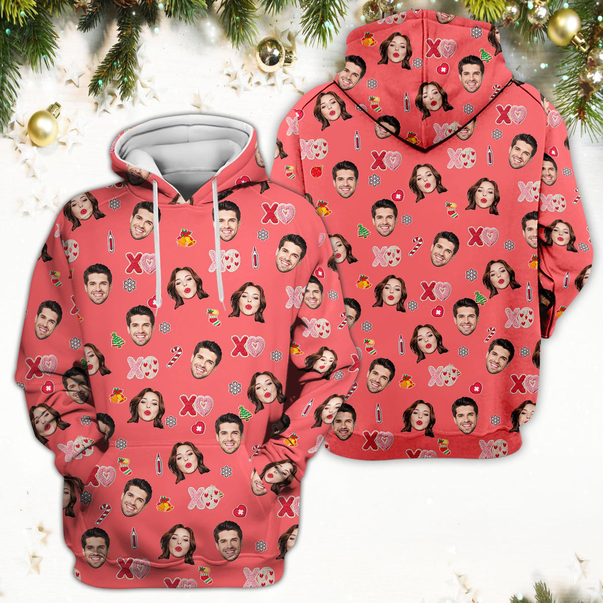 Personalized Photo Face Nurse Scrub Top