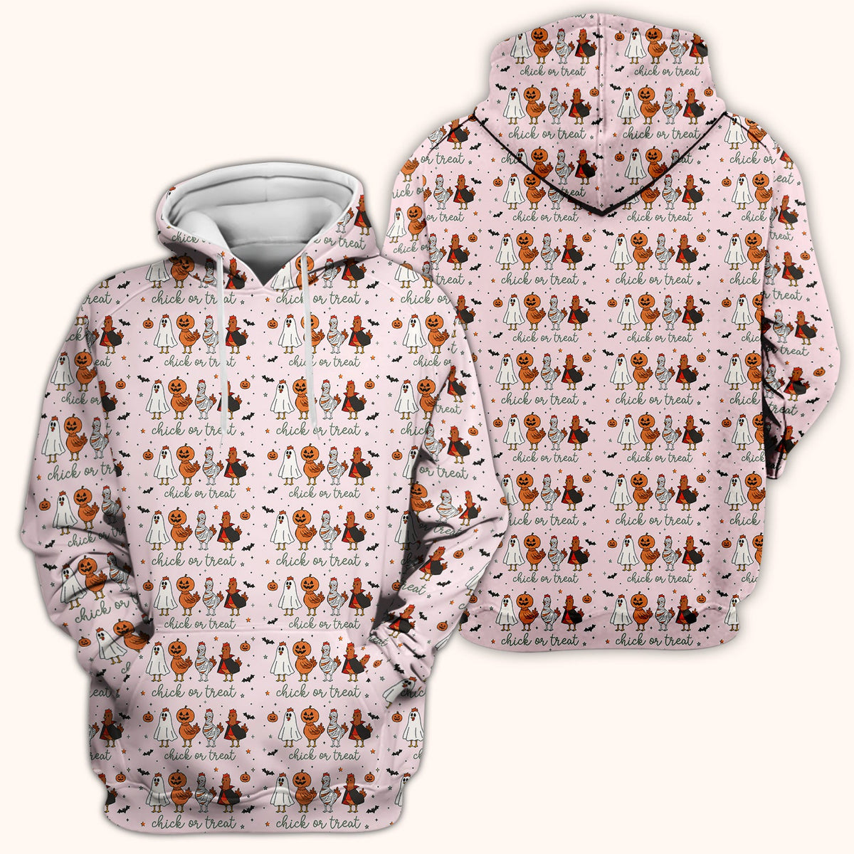 Chick Or Treat Nurse Scrub Top - Halloween Gift