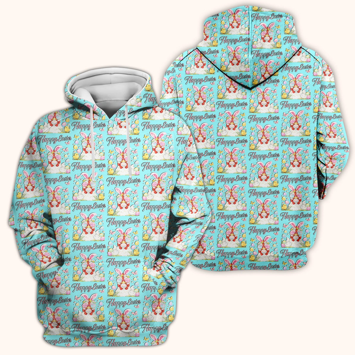 Bunny Eggs Nurse Scrub Top - Easter Gift
