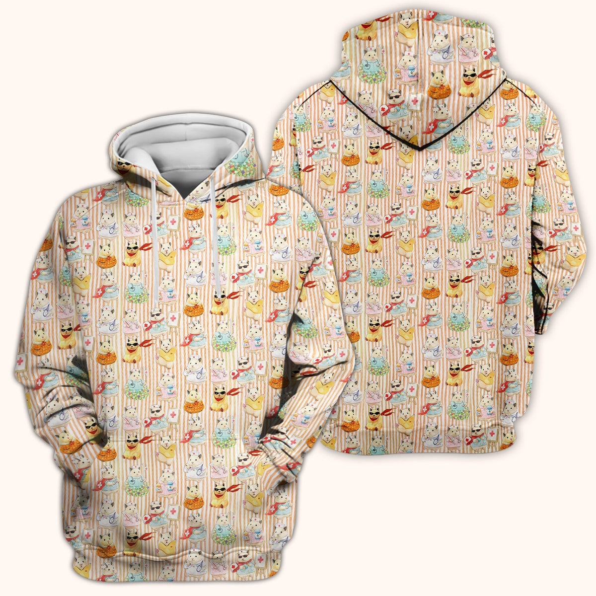 Hamster Nurse Scrub Top