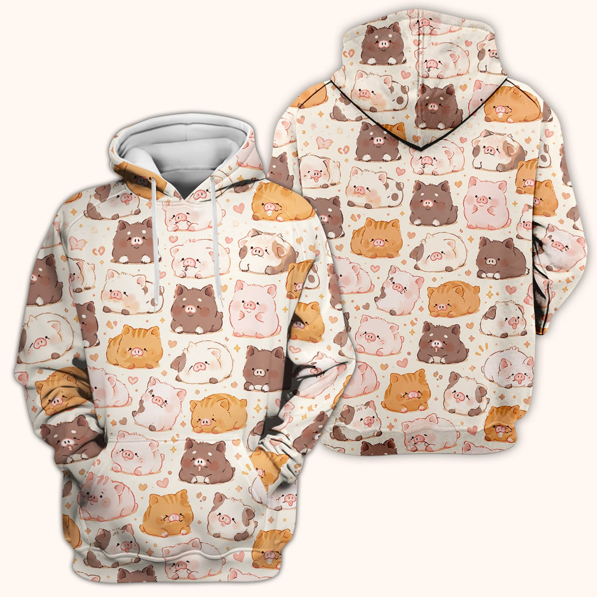 Chubby Pig Nurse Scrub Top