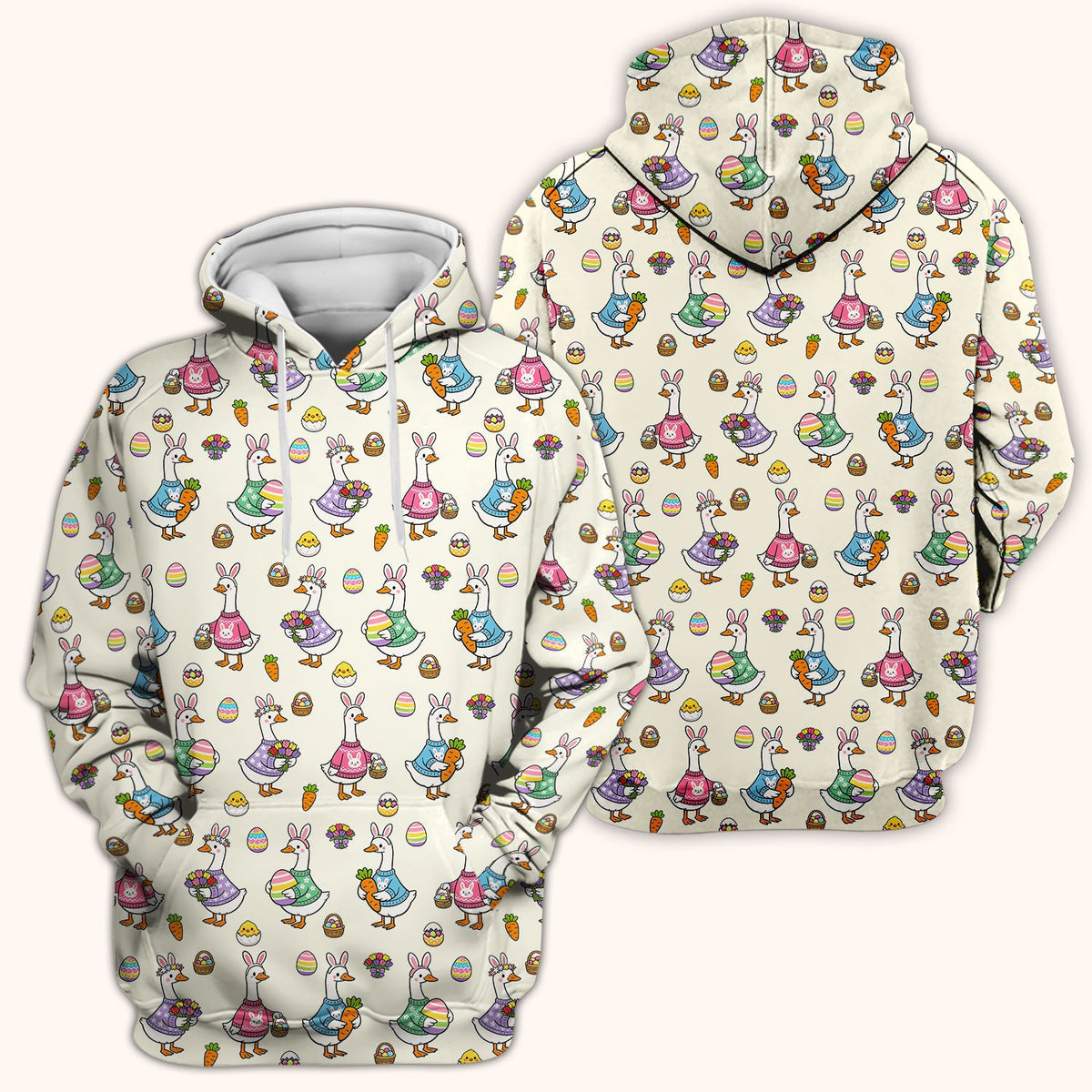Easter Goose Nurse Scrub Top