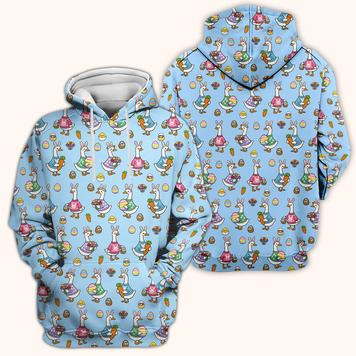 Easter Goose Nurse Scrub Top
