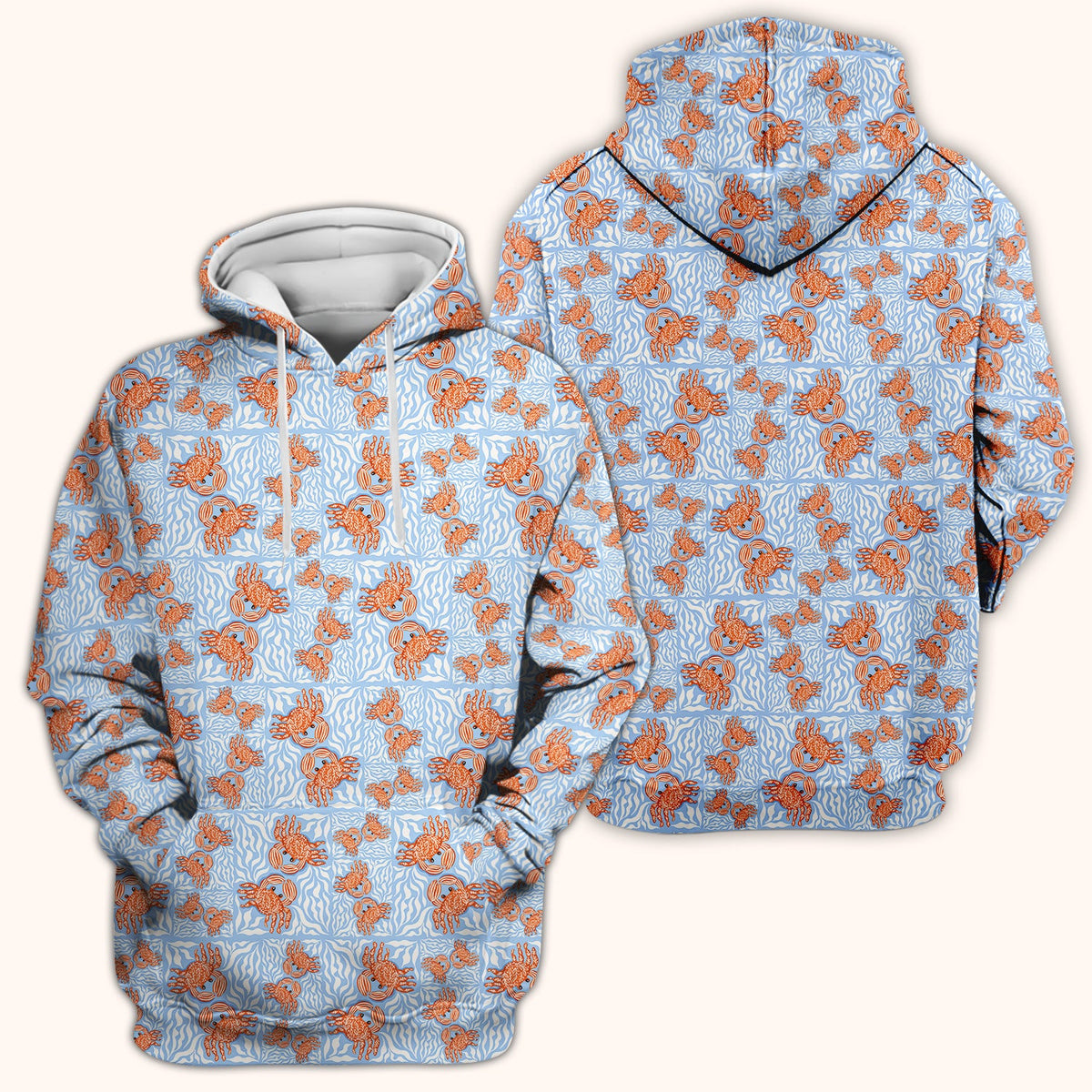 Coastal Crab Nurse Scrub Top