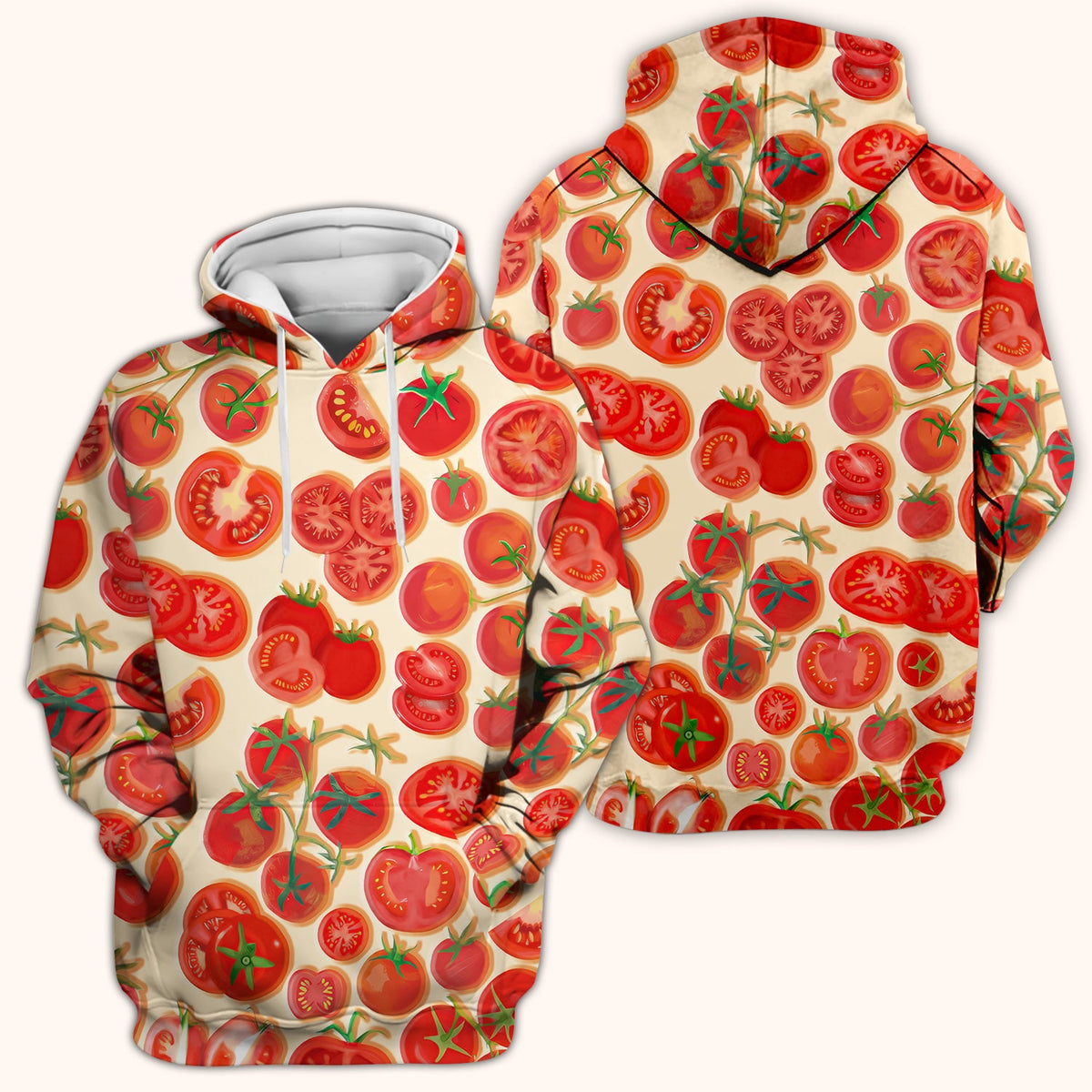 Fresh Cherry Tomato Slices Nurse Scrub Top