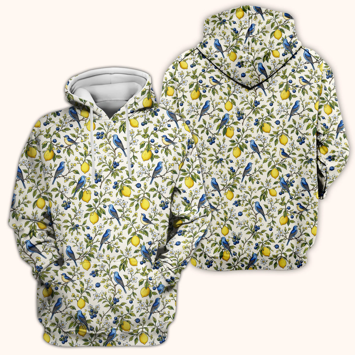Bluebird Lemon Blossom Nurse Scrub Top