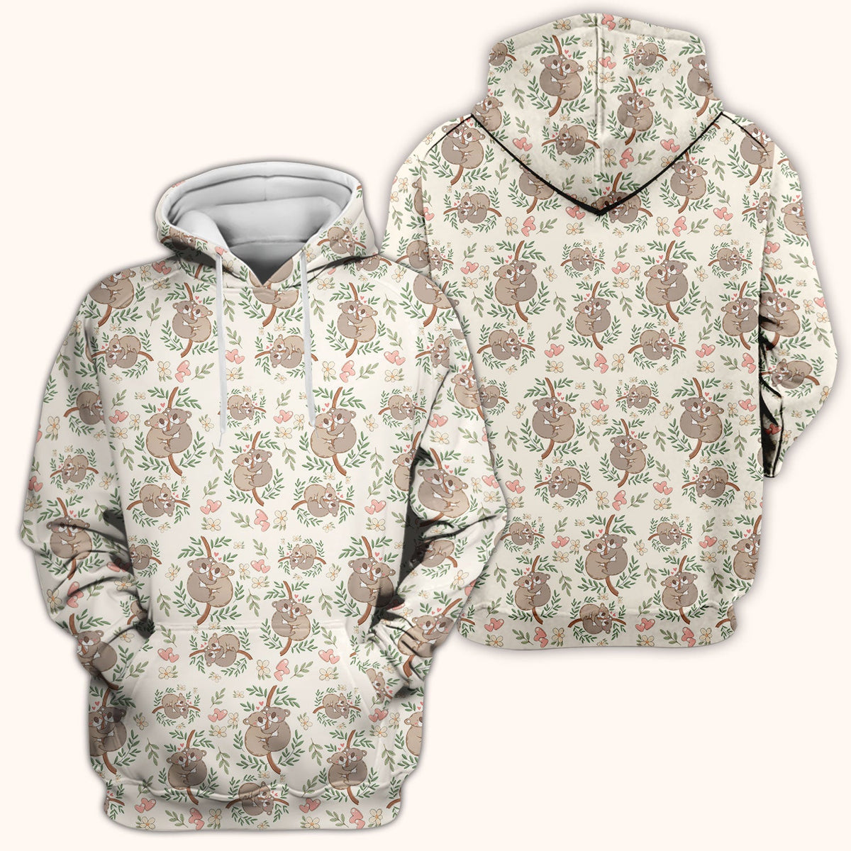 Koala Love Nurse Scrub Top