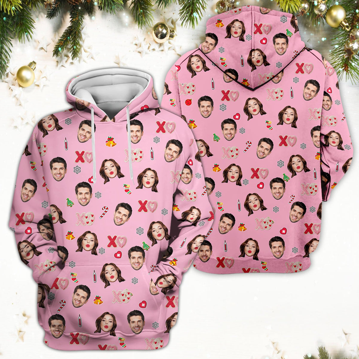 Personalized Photo Face Nurse Scrub Top