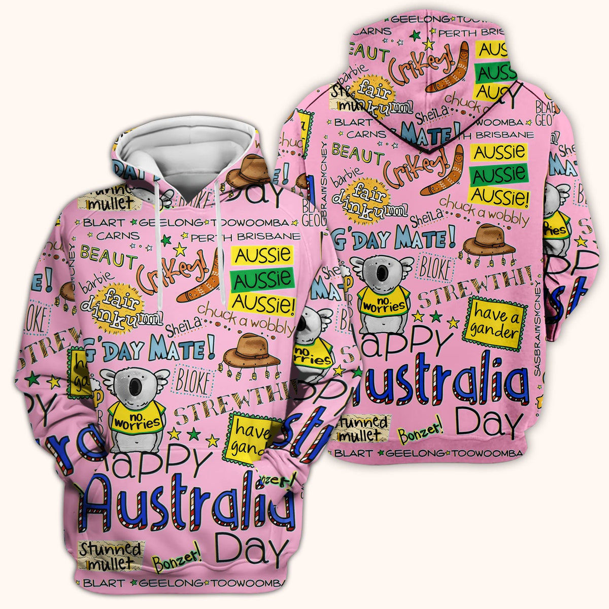 Koala Australia Nurse Scrub Top
