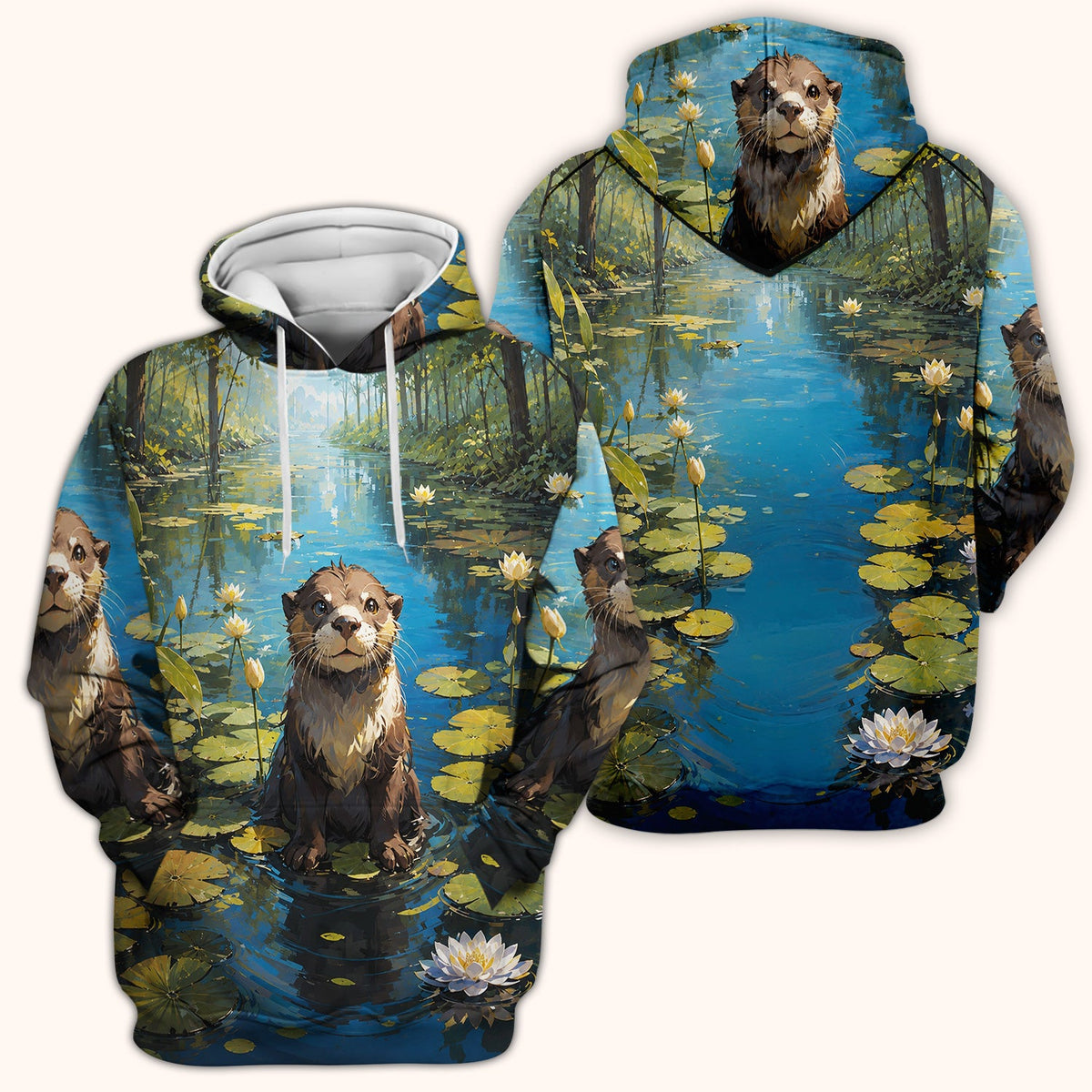 Otter Pond Nurse Scrub Top