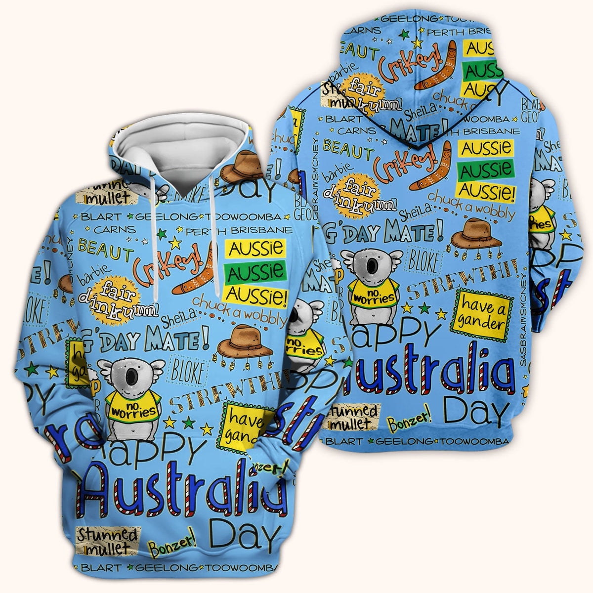 Koala Australia Nurse Scrub Top