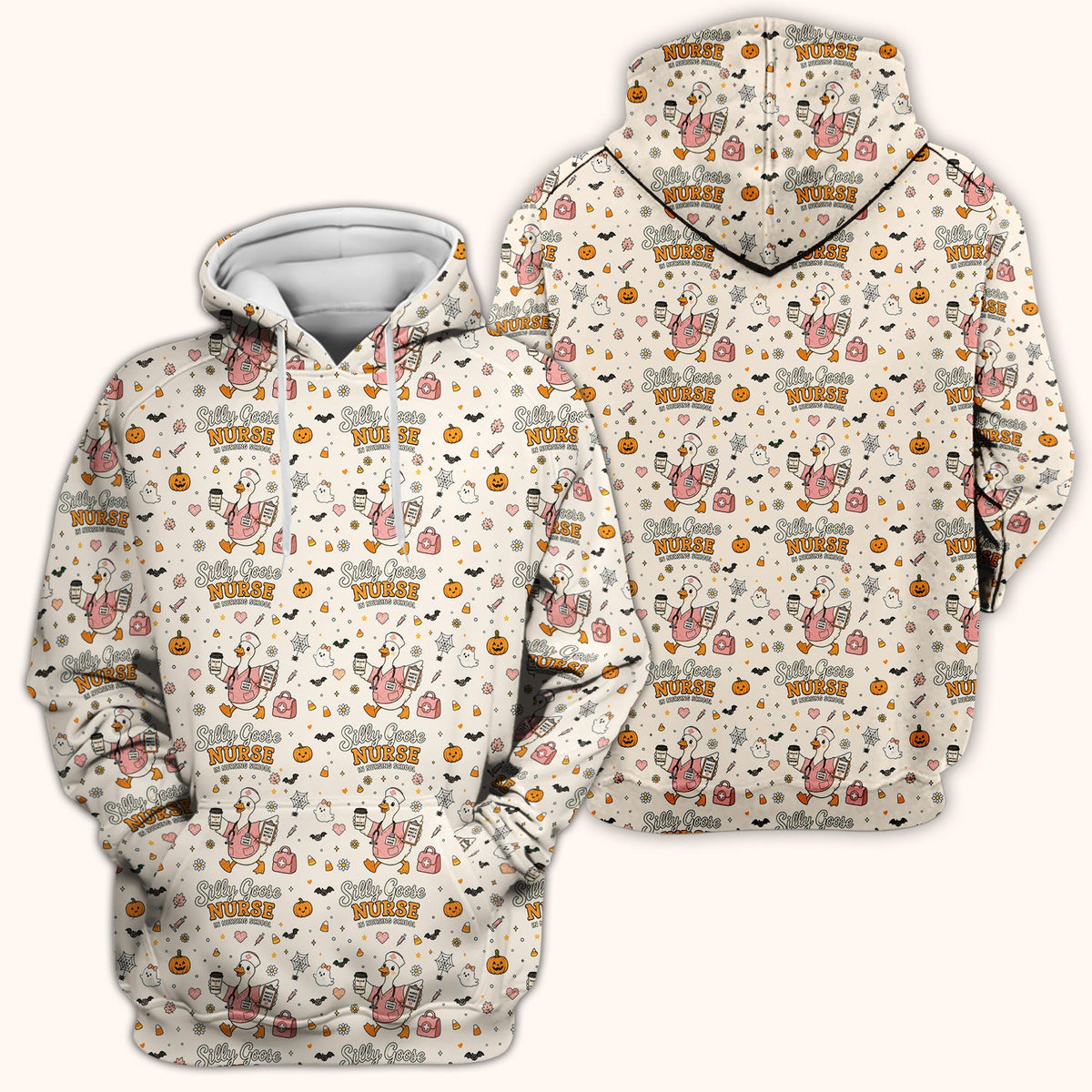 Silly Goose Nurse Scrub Top - Halloween Gift