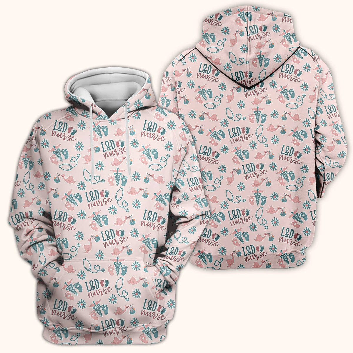 Labor and Delivery Nurse Scrub Top