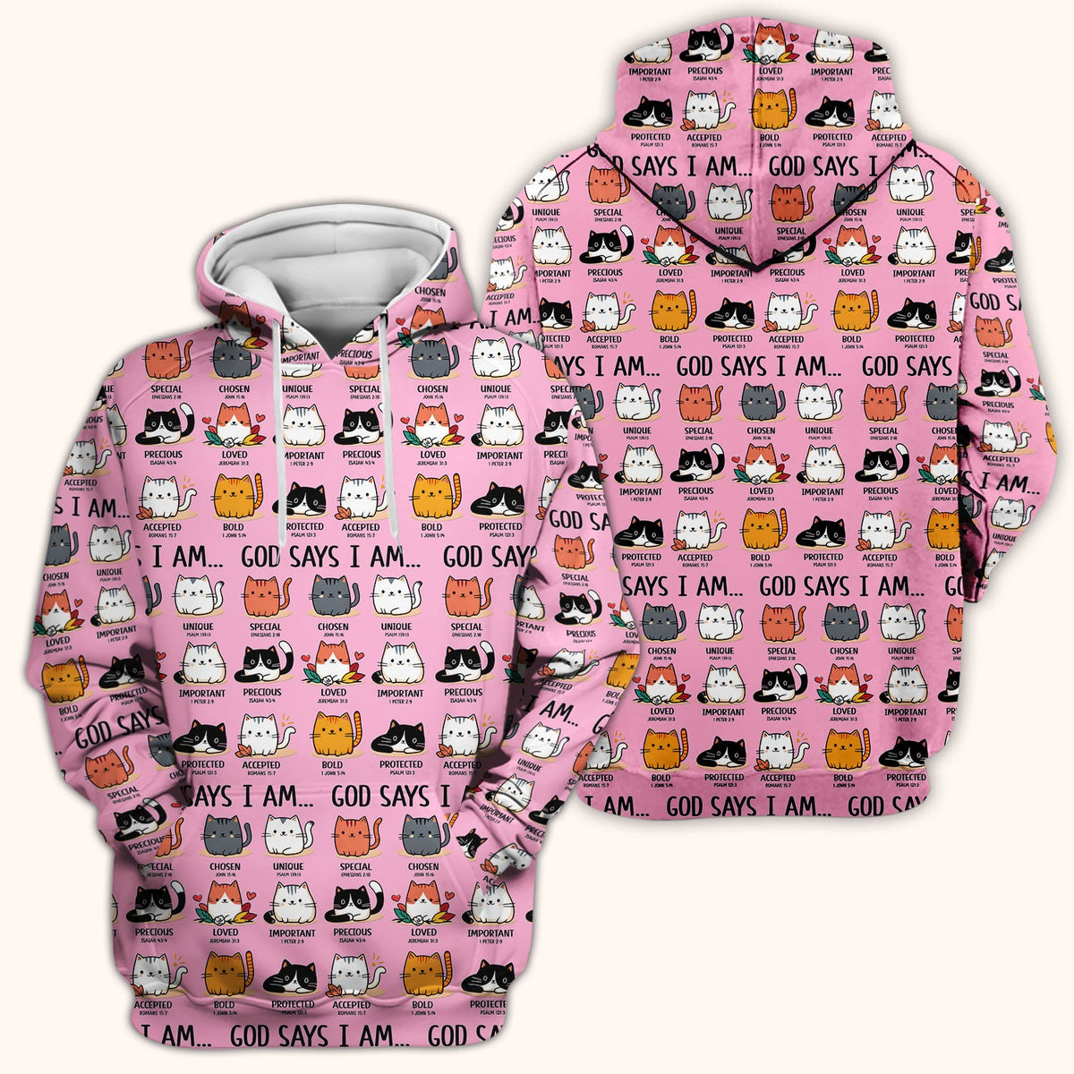 Cat God Says I Am Nurse Scrub Top
