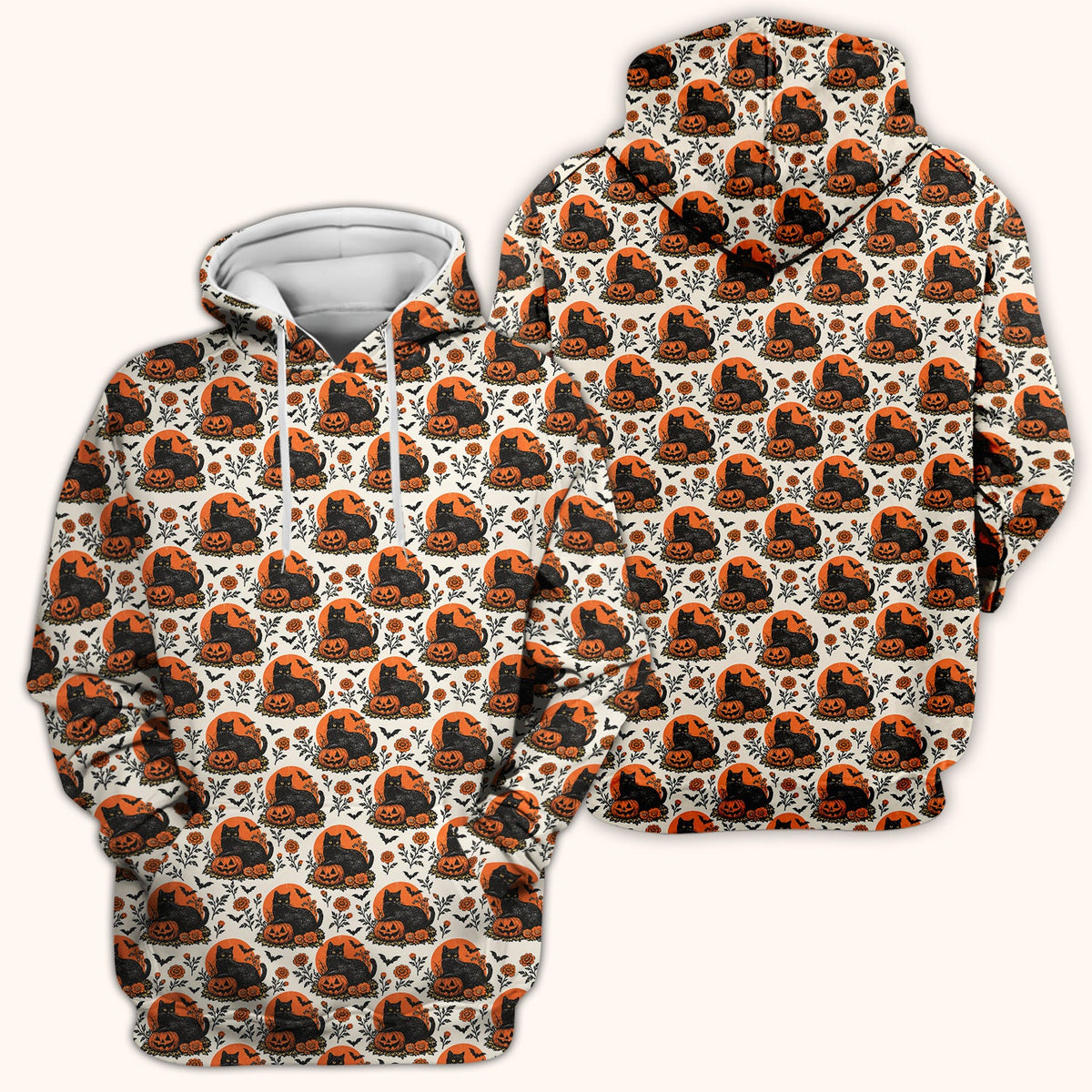 Black Cat Energy Nurse Scrub Top - Halloween Gift