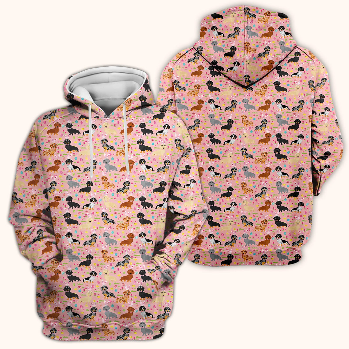 Dachshund Dog Nurse Scrub Top - Easter Gift