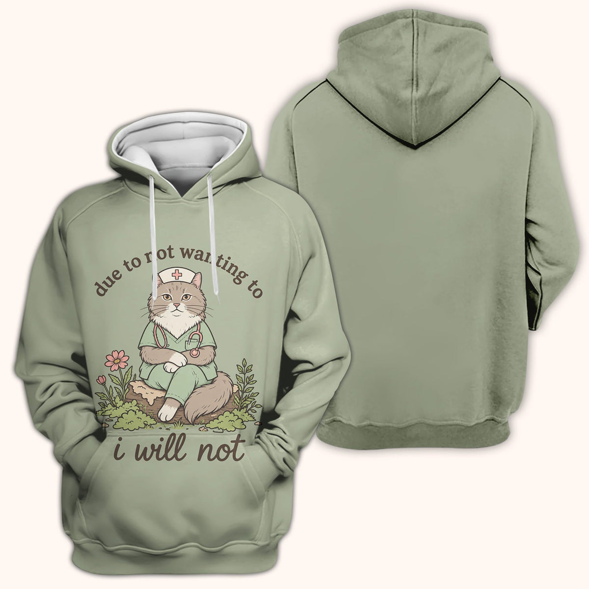 Due to Not Wanting to I Will Not Nurse Shirt