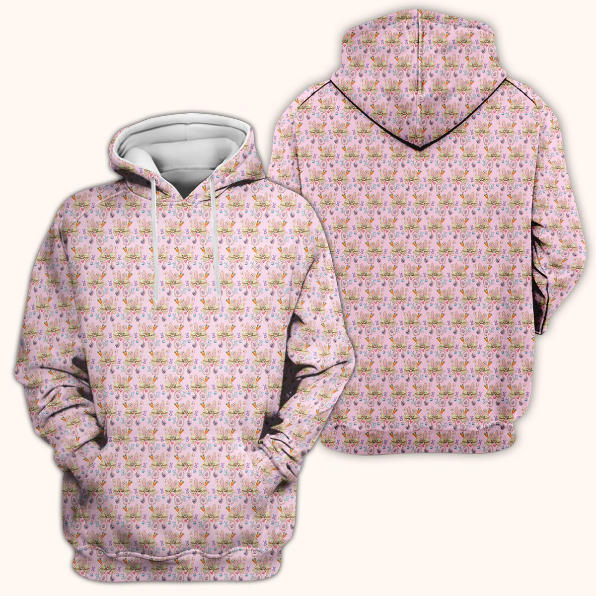 Bunny Stethoscope Nurse Scrub Top - Easter Gift
