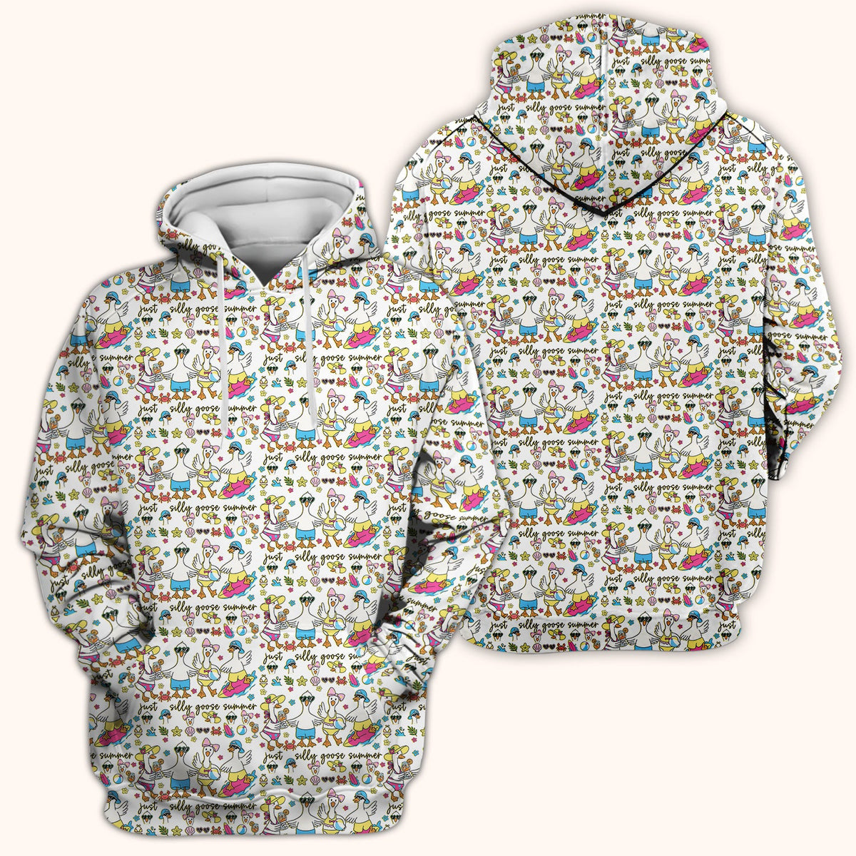 Silly Goose Summer Nurse Scrub Top