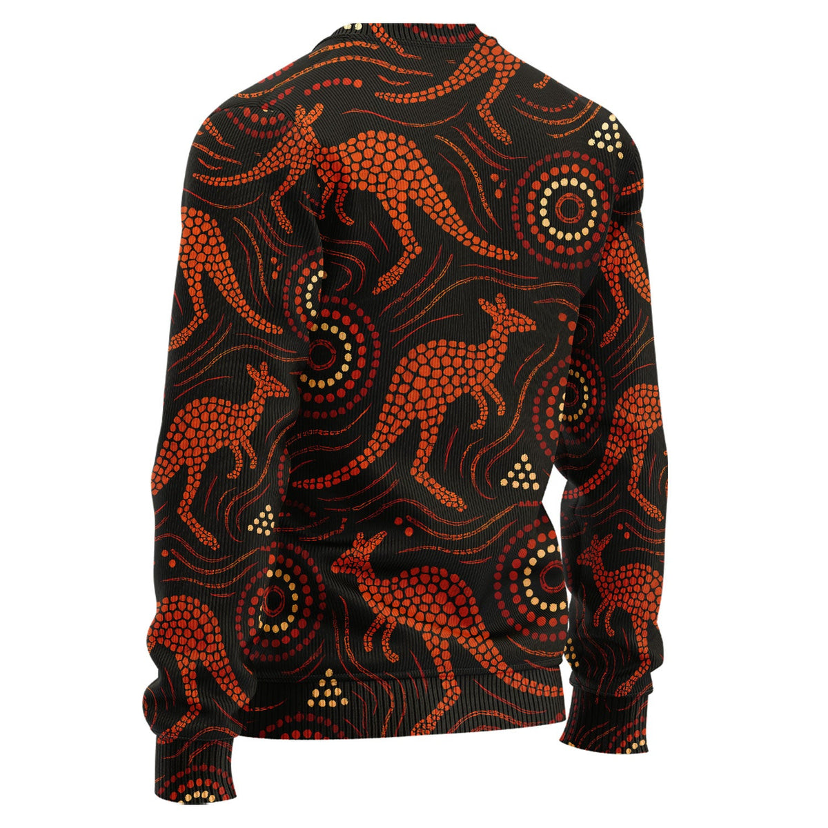 Australian Indigenous Medical Pattern Shirt, Aboriginal Dot Art Kangaroo Nurse Scrub Set,  Breathable Fabrics Nursing Uniform