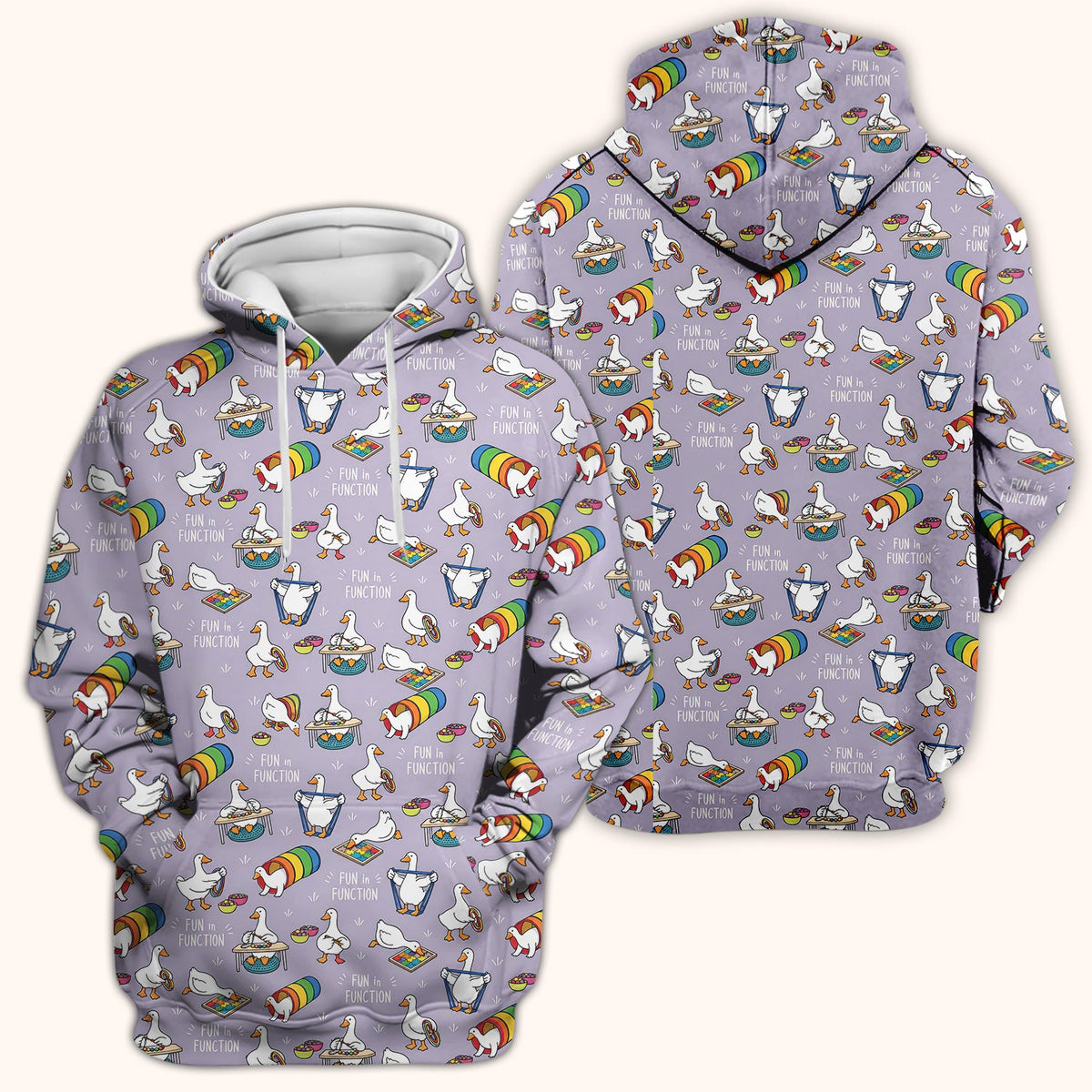 Fun In Function Occupational Therapy Duck Nurse Scrub Top