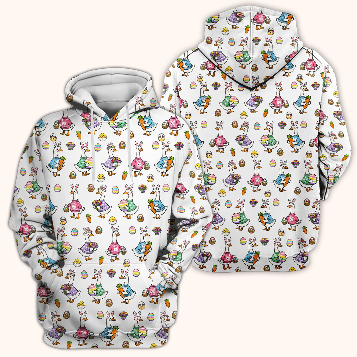 Easter Goose Nurse Scrub Top