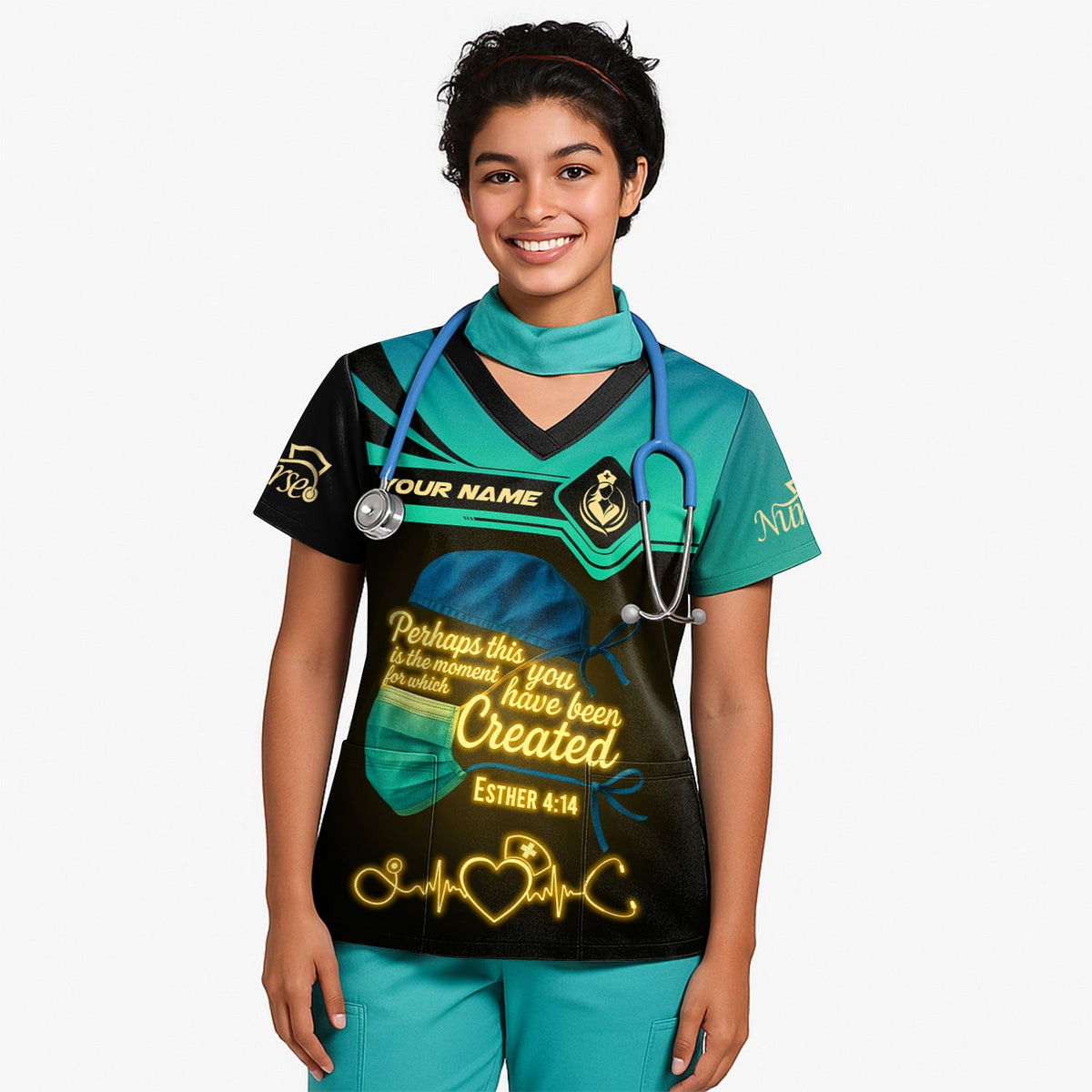 Personalized Perhaps You Were Created Nurse Shirt