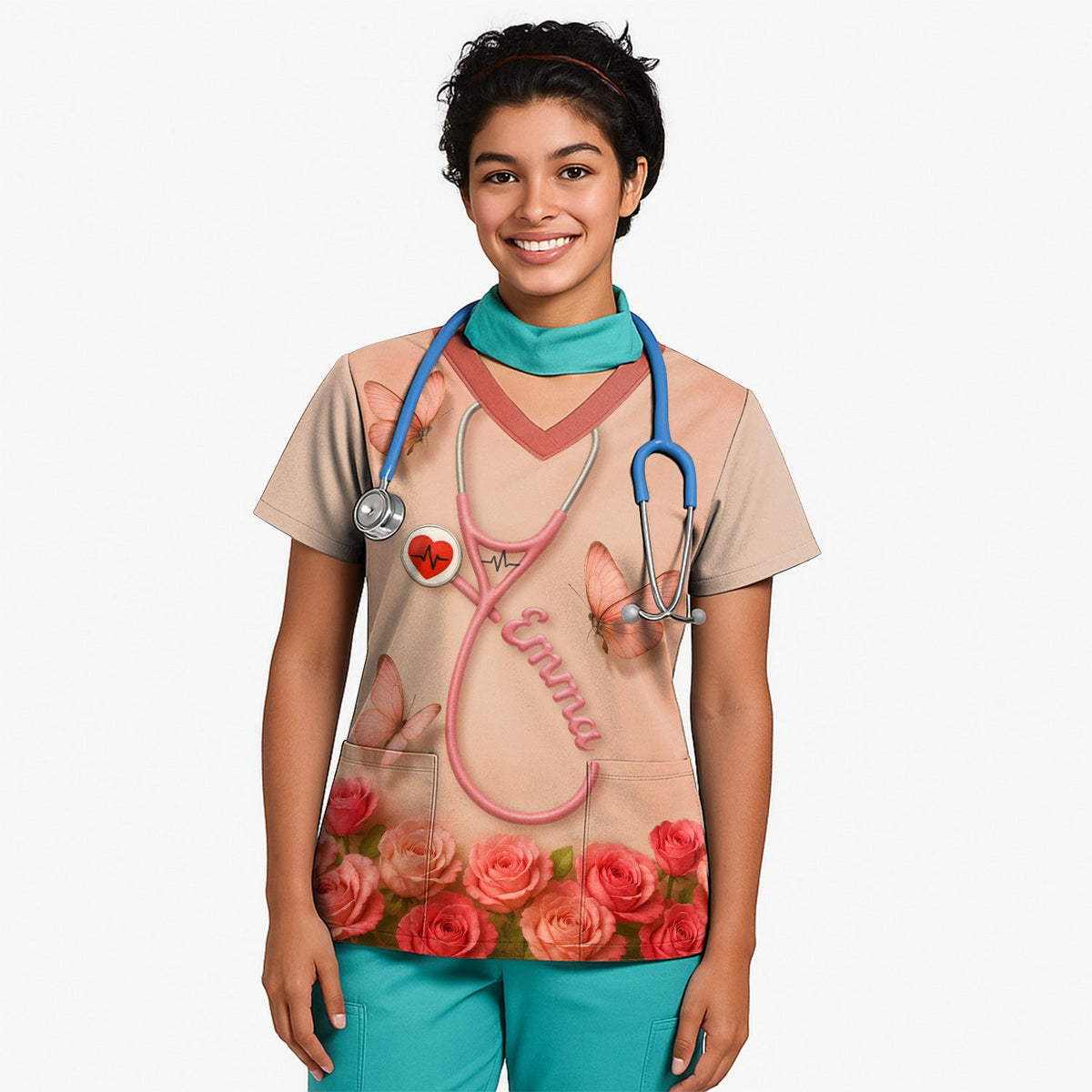 Personalized Nutrition Facts Nurse Shirt
