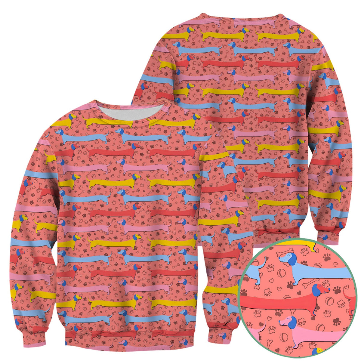 Dachshund Sausage Dog Nurse Scrub Top