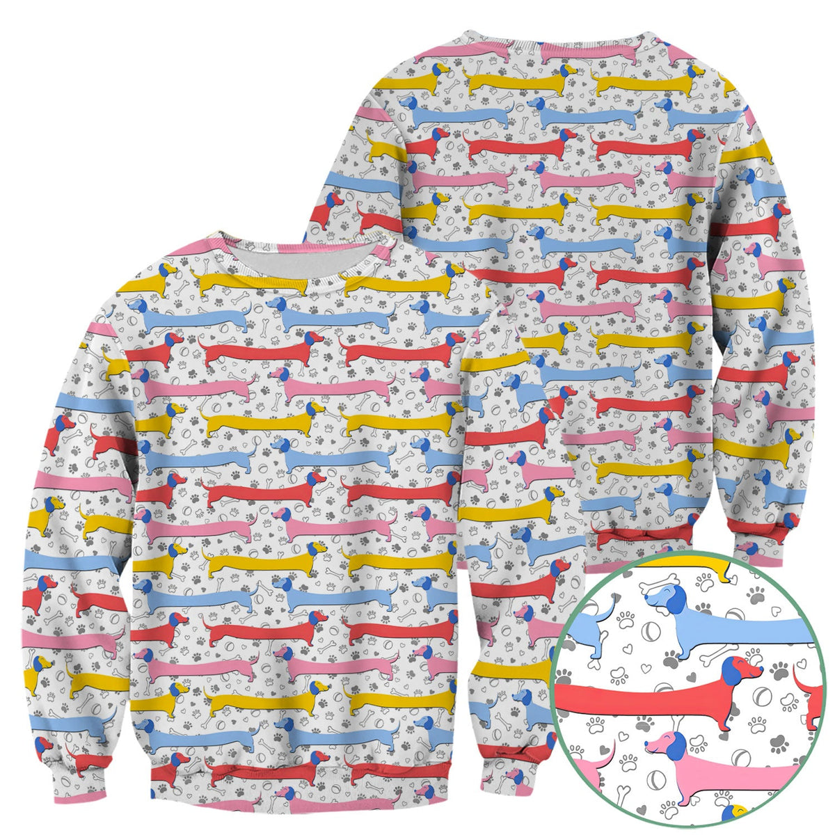 Dachshund Sausage Dog Nurse Scrub Top