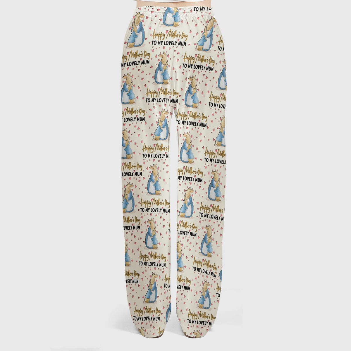Mothers Day Bunny Love Nurse Scrub Set