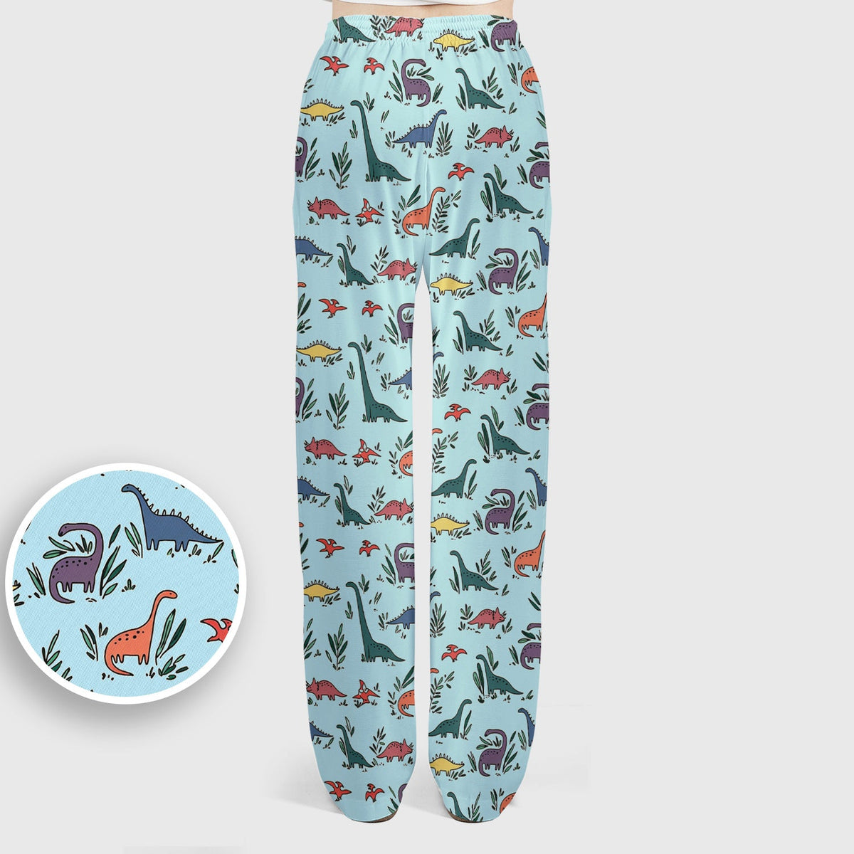 Dinosaur Leafy Garden Nurse Scrub Set