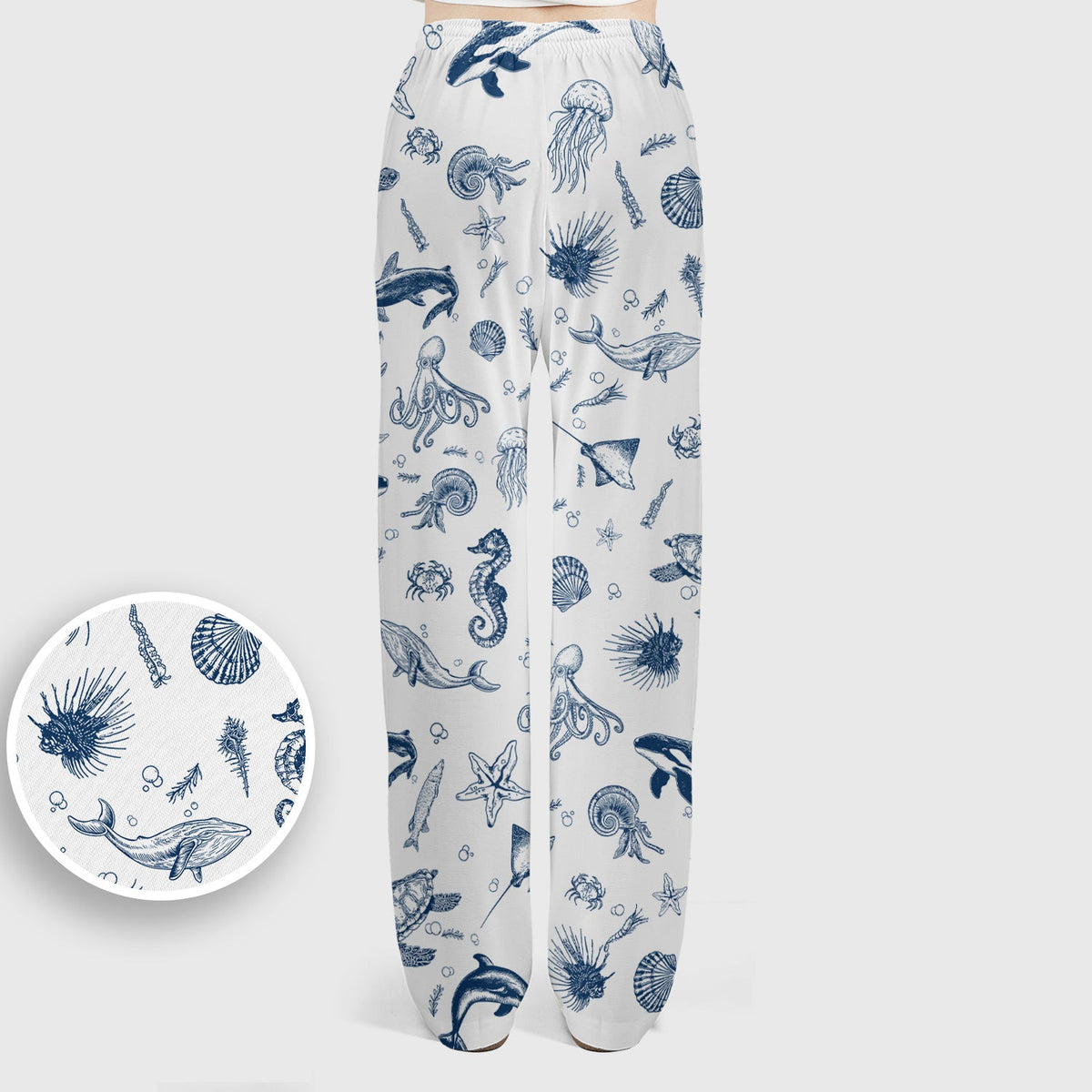 Marine Sea Life Nurse Scrub Set
