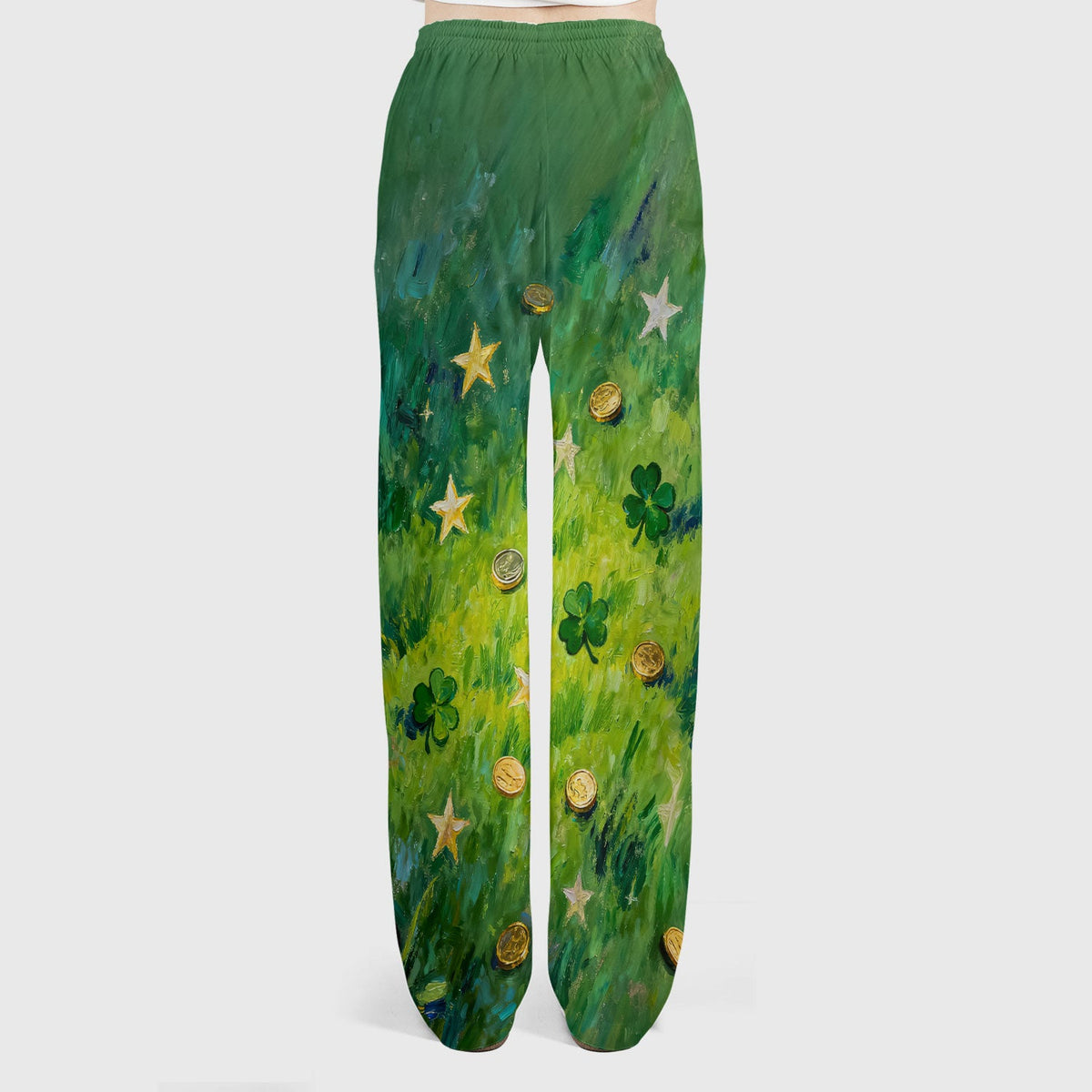 St Patrick Lucky Shamrock Heart Nurse Scrub Set