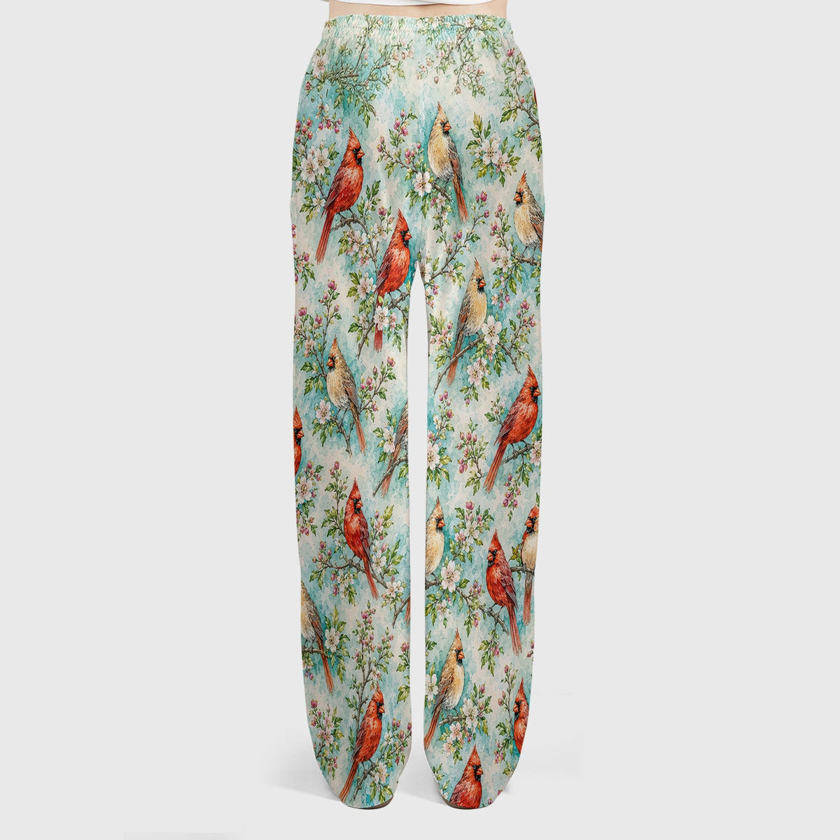 Cardinal Blossom Branch Nurse Scrub Set