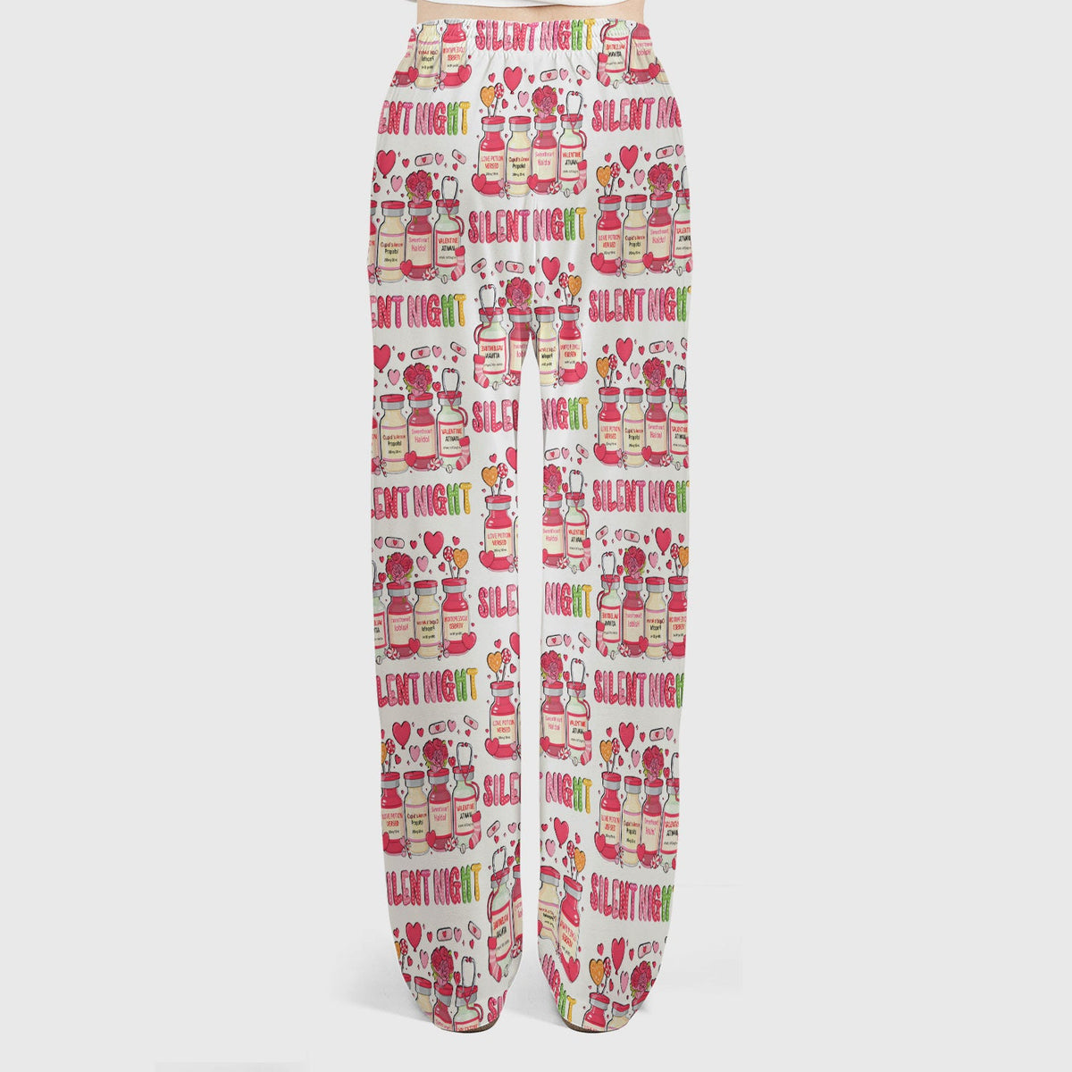 Valentine Silent Night Love Nurse Scrub Set