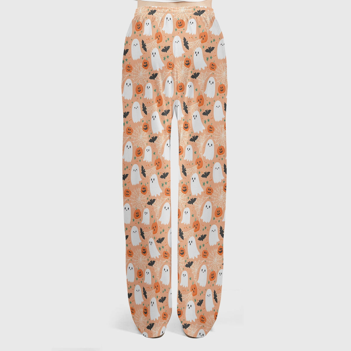 Halloween Ghost Pumpkin Nurse Scrub Set