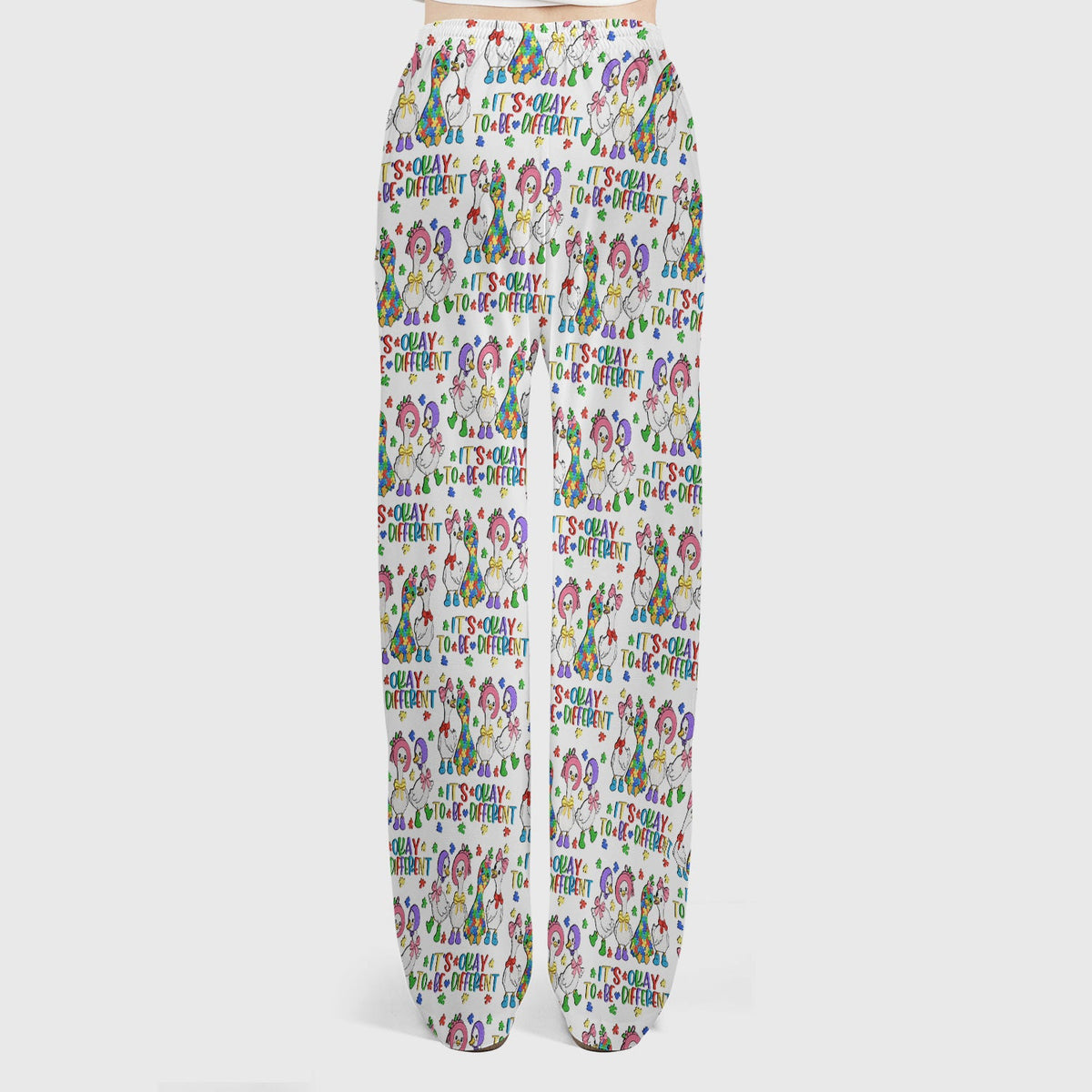 It's Okay To Be Different Duck Nurse Scrub Set