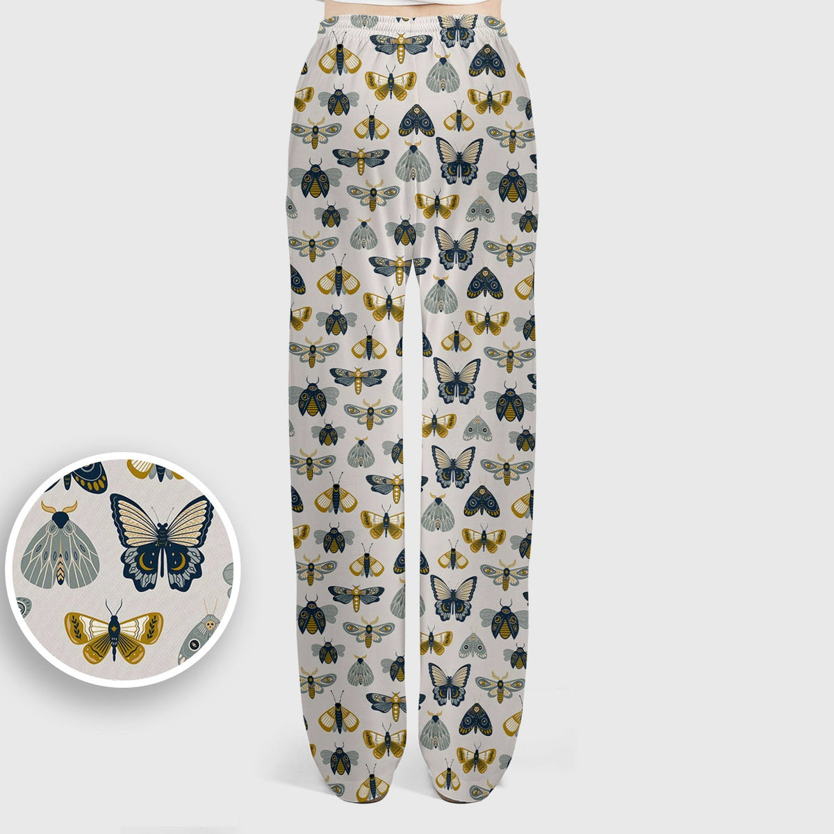 Vintage Butterfly Moth Insect Nurse Scrub Set