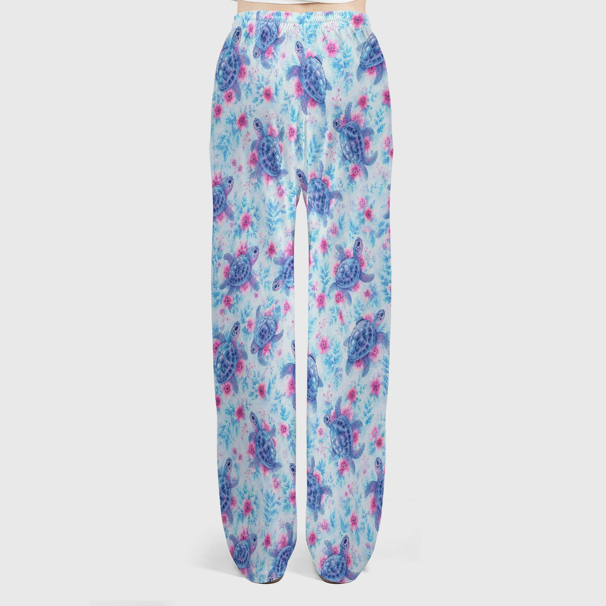 Sea Turtle Floral Nurse Scrub Set