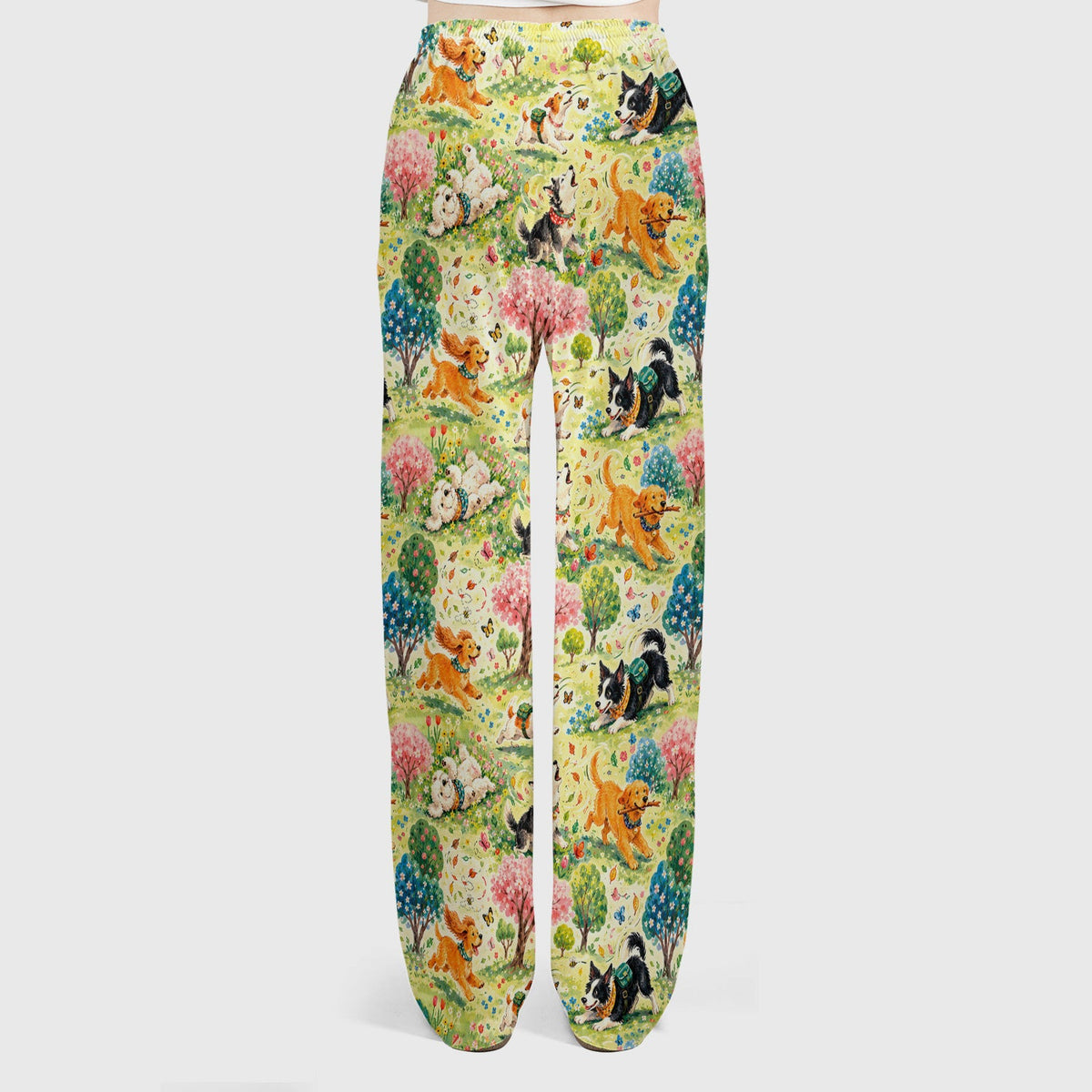Spring Garden Dogs Nurse Scrub Set