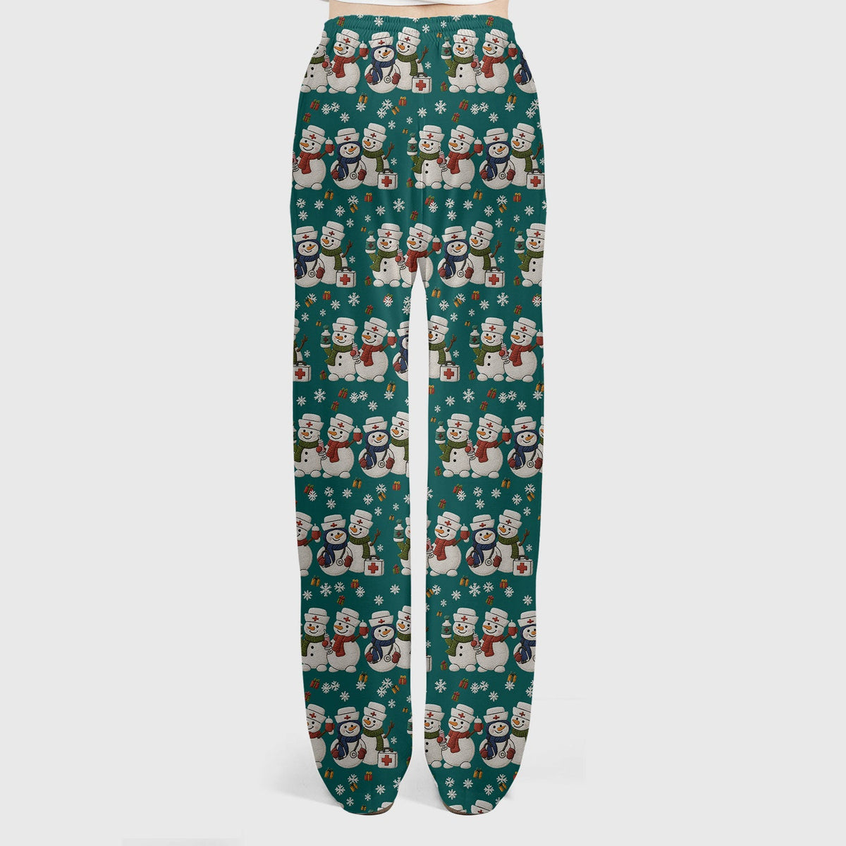 Snowman Nurse Scrub Set - Christmas Gift
