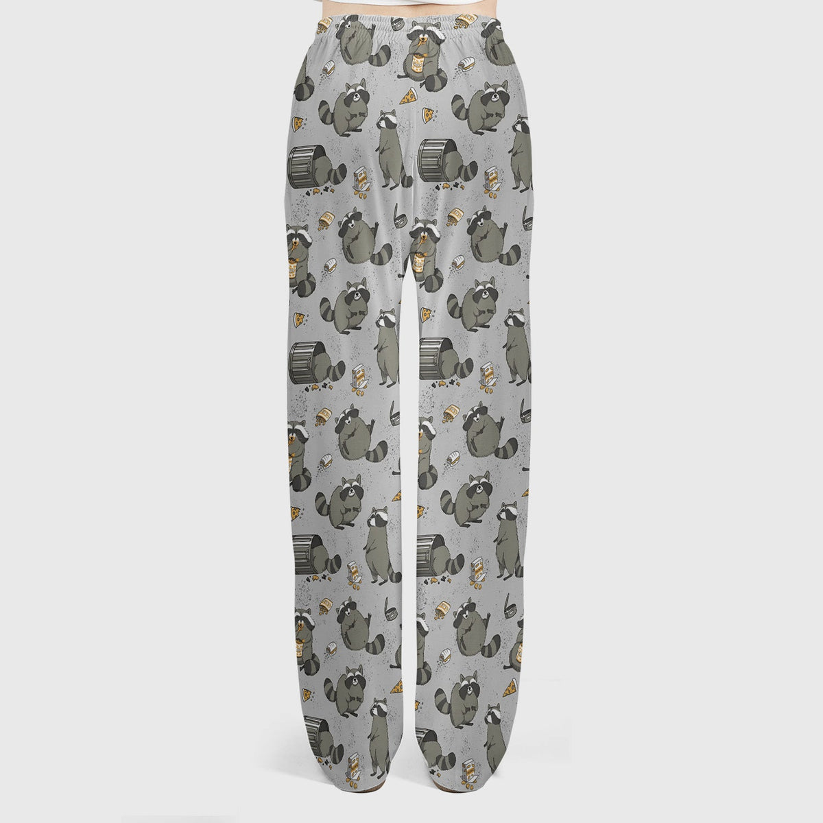 Raccoon Snack Trash Can Nurse Scrub Set