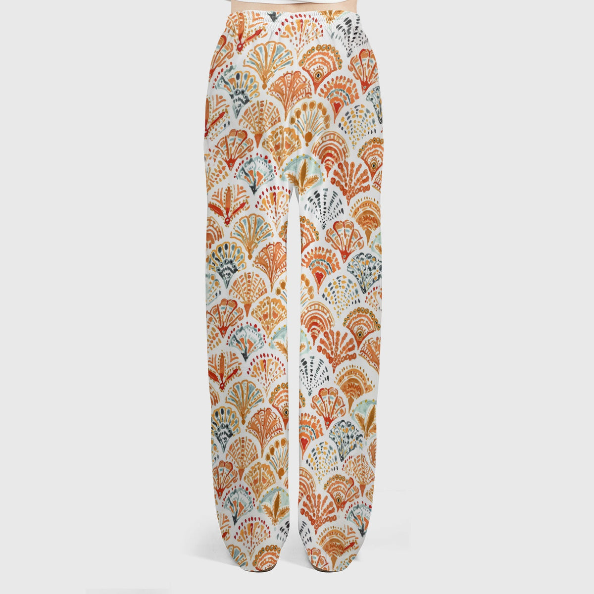 Cute Boho Fan Nurse Scrub Set