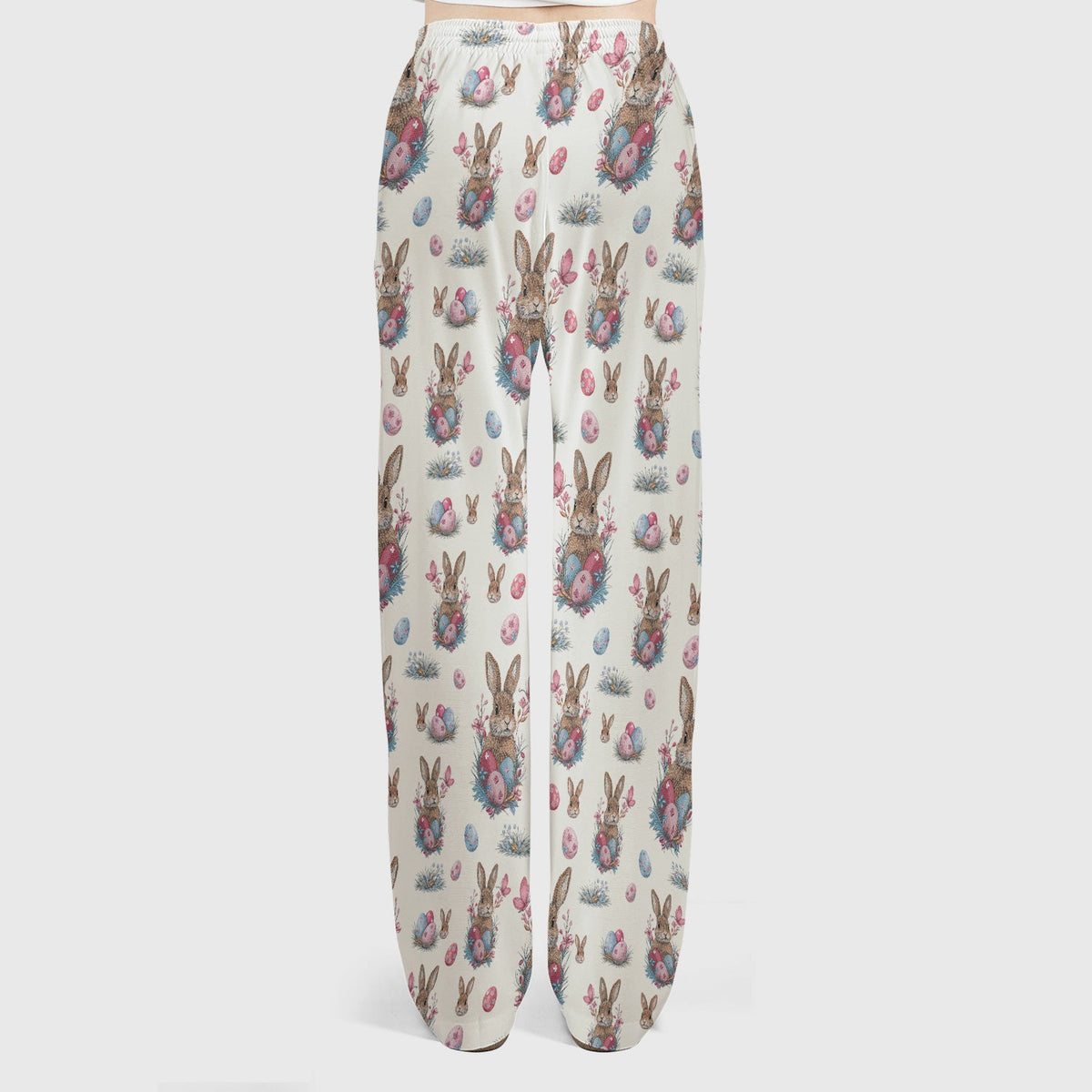 Pastel Easter Bunny Nest Nurse Scrub Set
