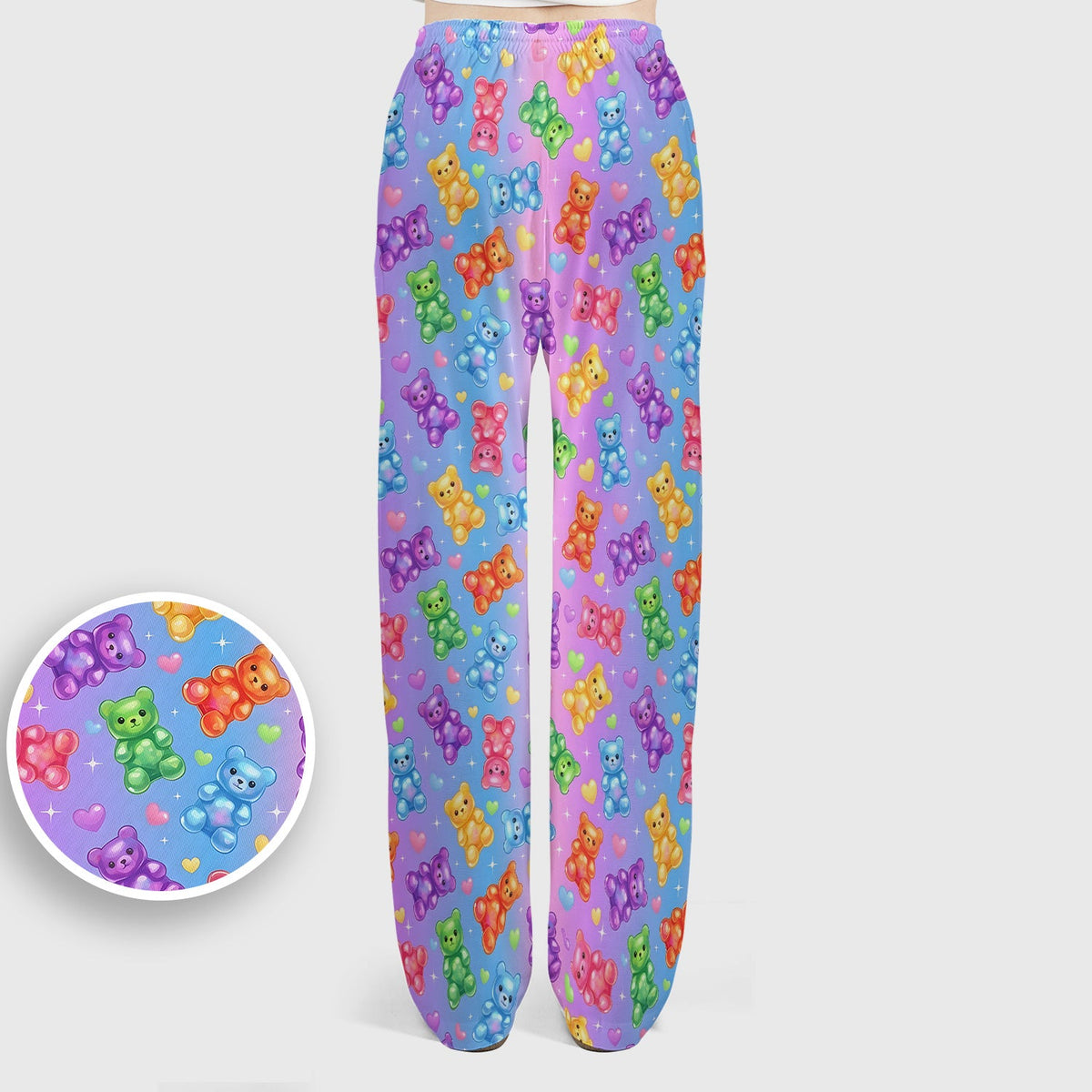 Colorful Gummy Bear Nurse Scrub Set