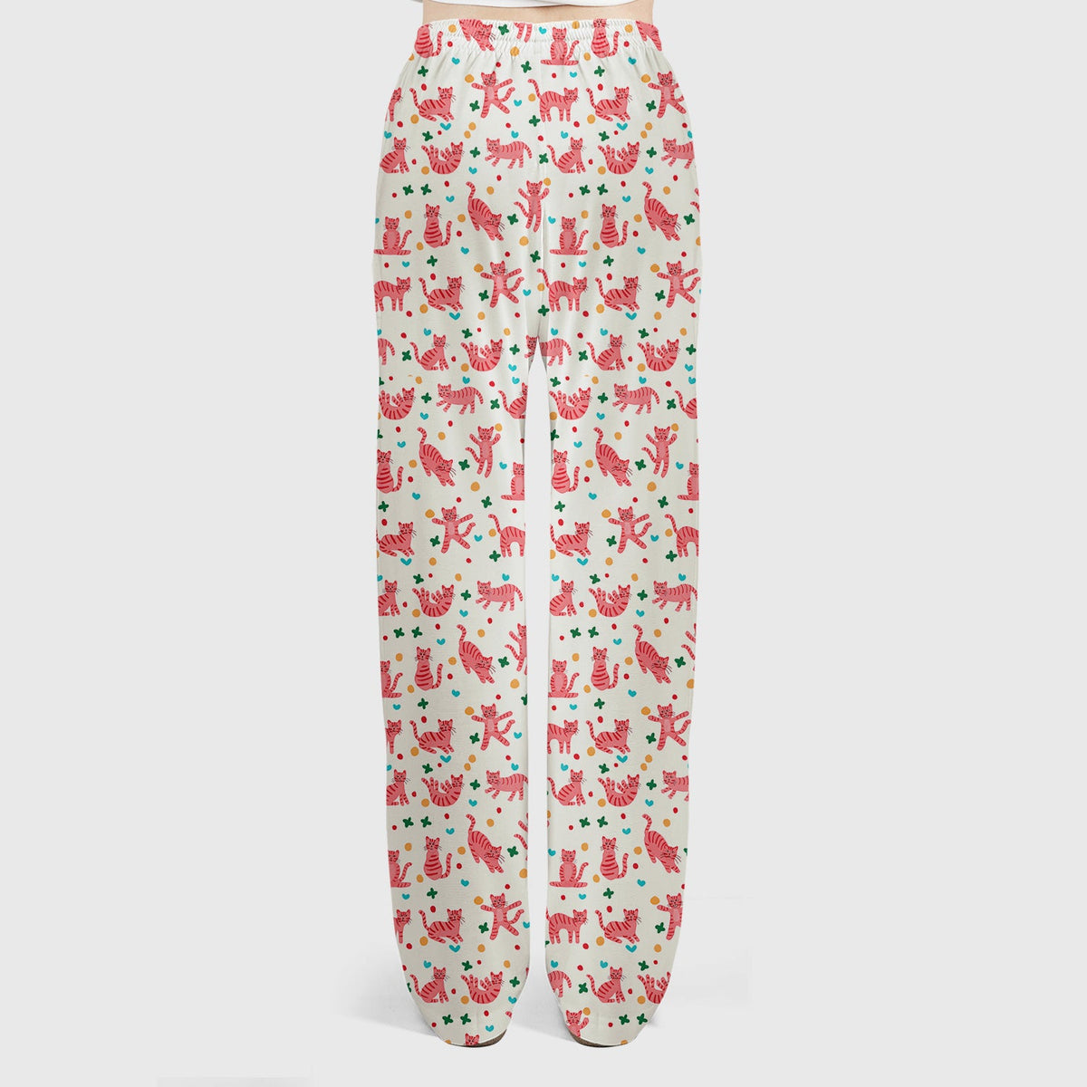 Pink Cat Nurse Scrub Set