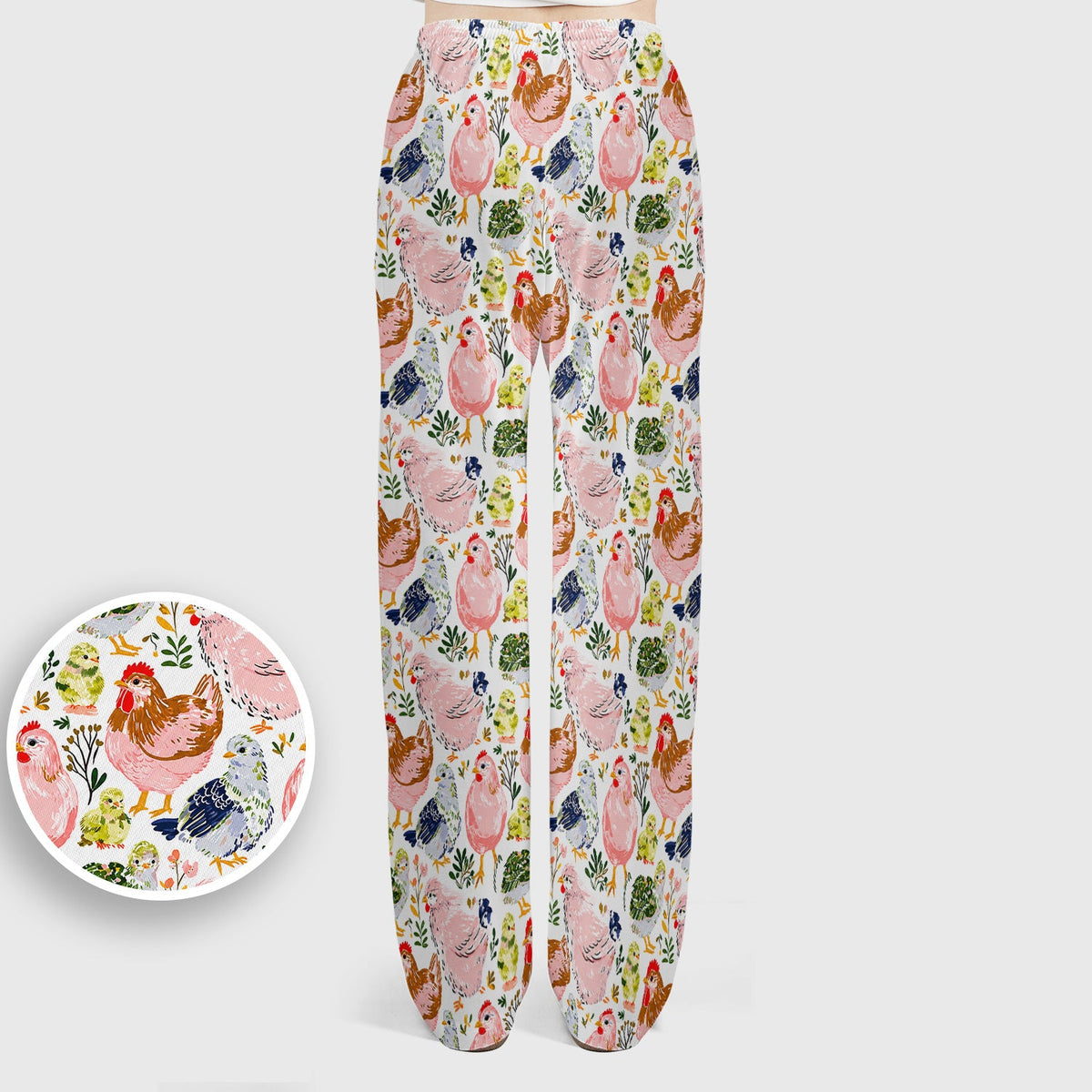 Farm Chicken Hen Chick Nurse Scrub Set