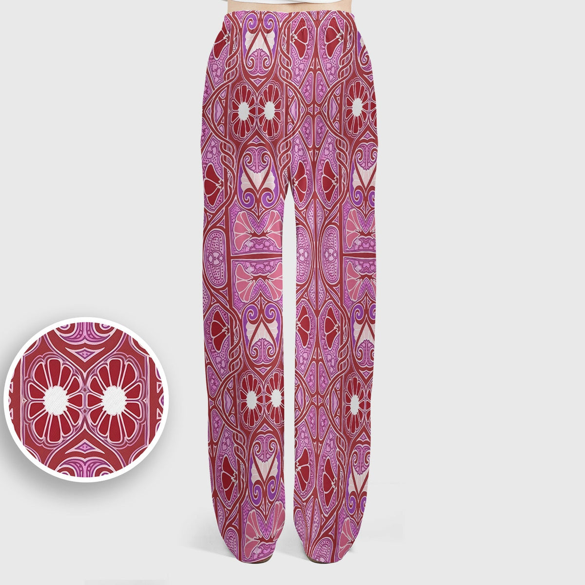 Vintage Ornamental Floral Nurse Scrub Set