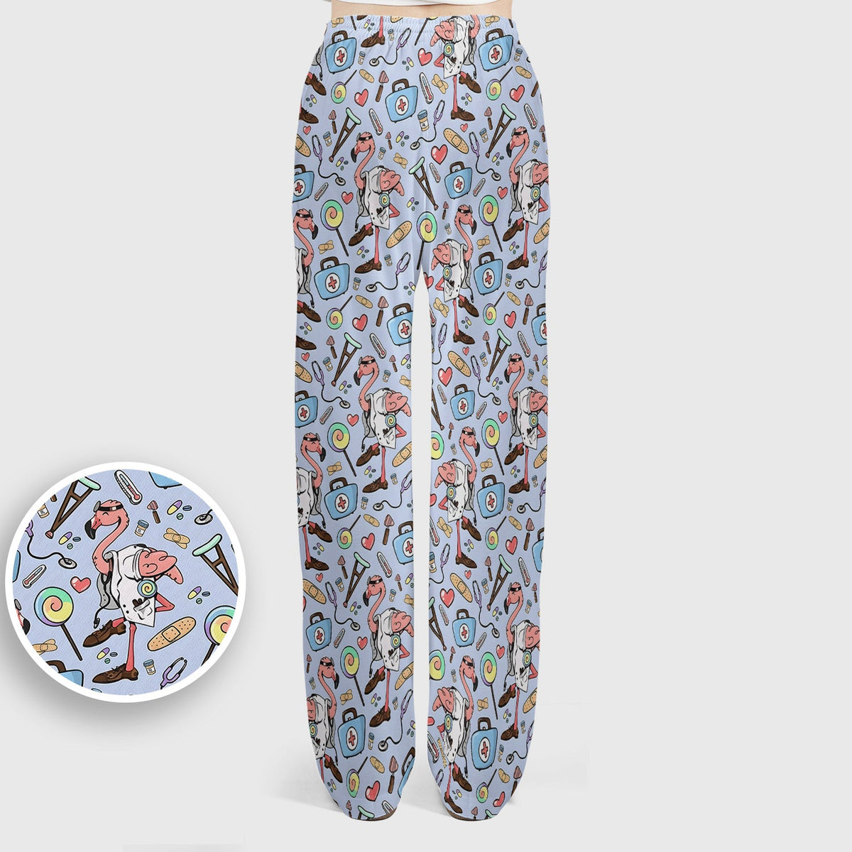 Flamingo Medical Nurse Scrub Set